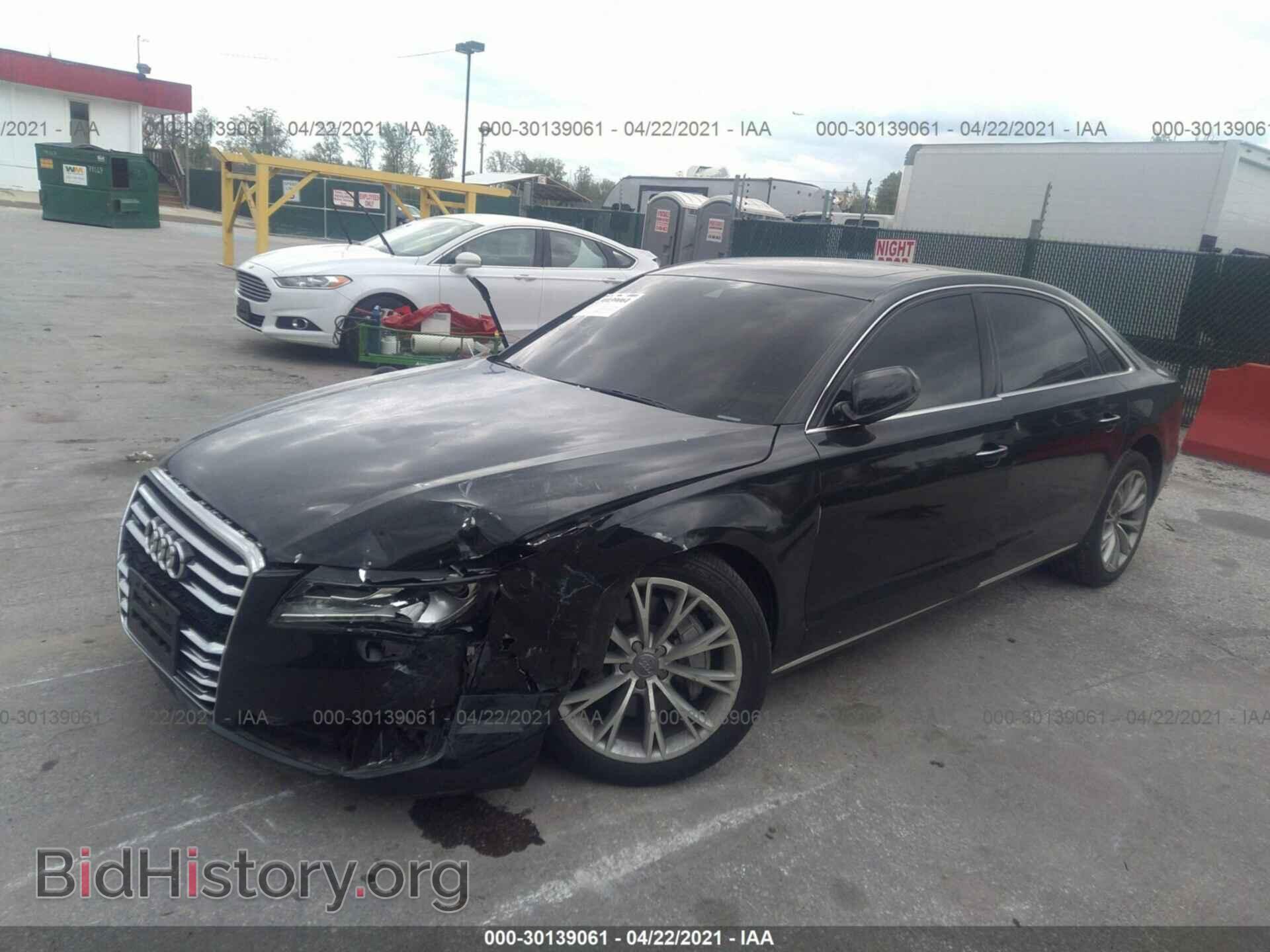 2013 AUDI A8 L - VIN: WAURGAFD3DN012569 - Фото 2