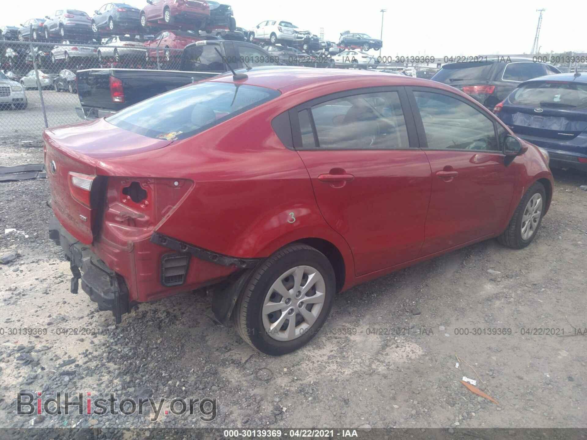 2014 KIA RIO - VIN: KNADM4A39E6361914 - Фото 4