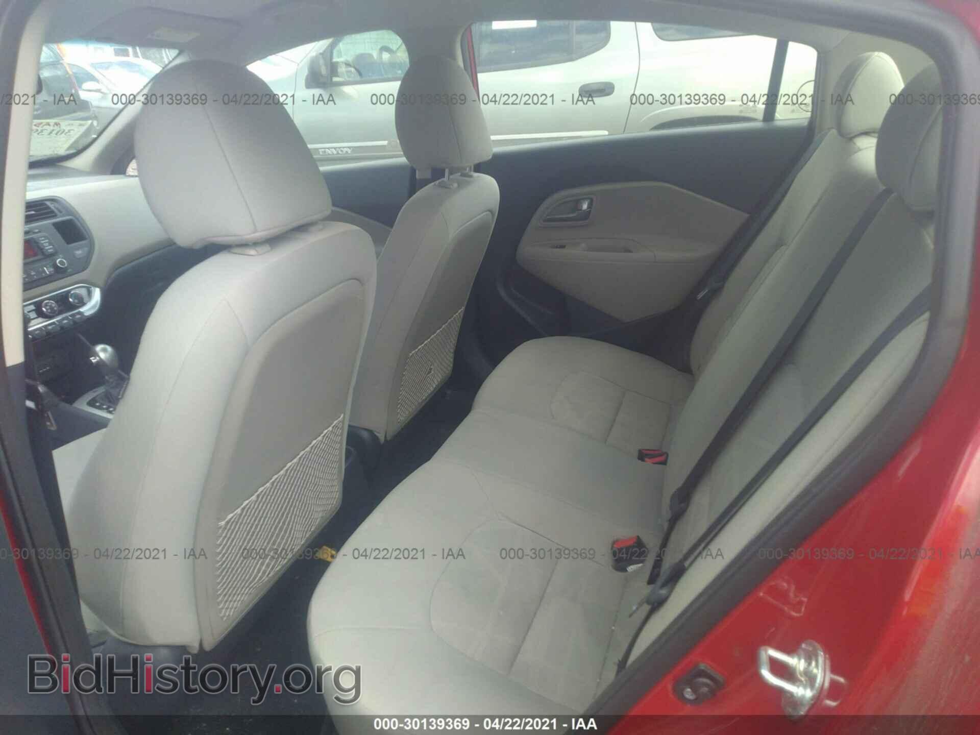 2014 KIA RIO - VIN: KNADM4A39E6361914 - Фото 8