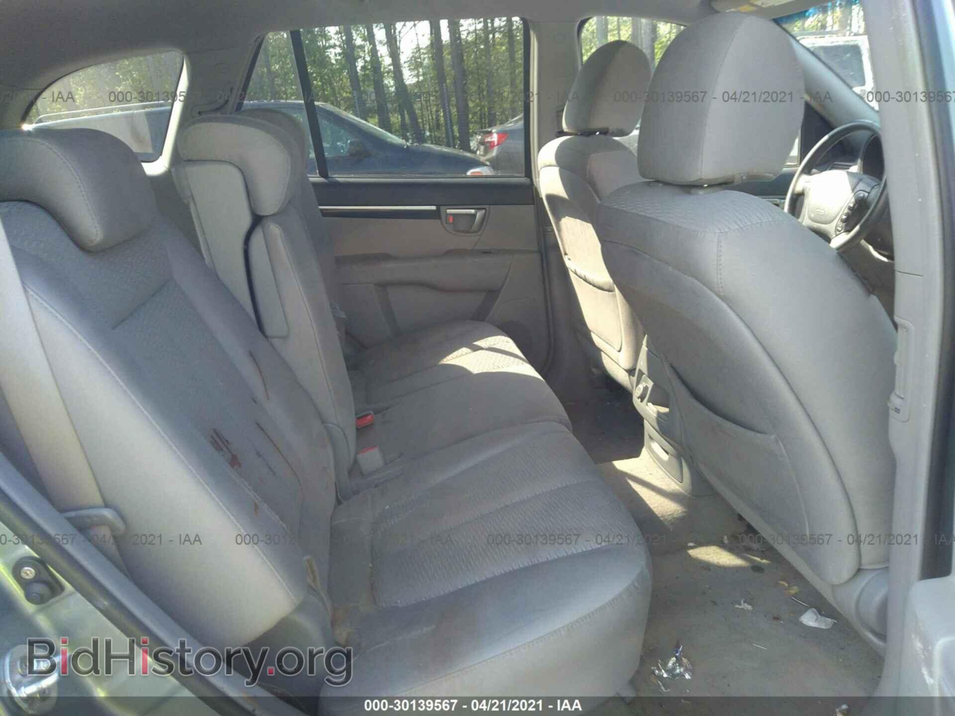 2008 HYUNDAI SANTA FE - VIN: 5NMSG13D68H180458 - Фото 8
