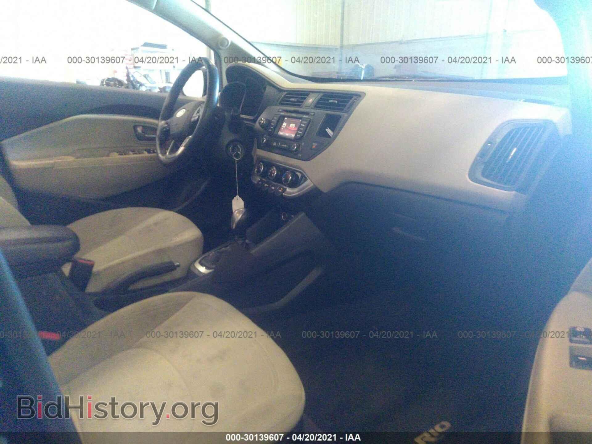 2012 KIA RIO - VIN: KNADN4A39C6070856 - Фото 5