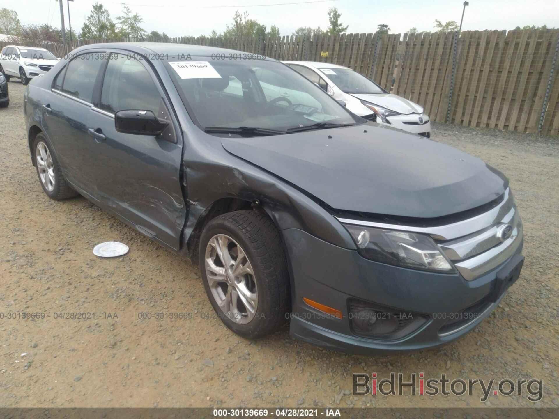 Photo 3FAHP0HA7CR141914 - FORD FUSION 2012