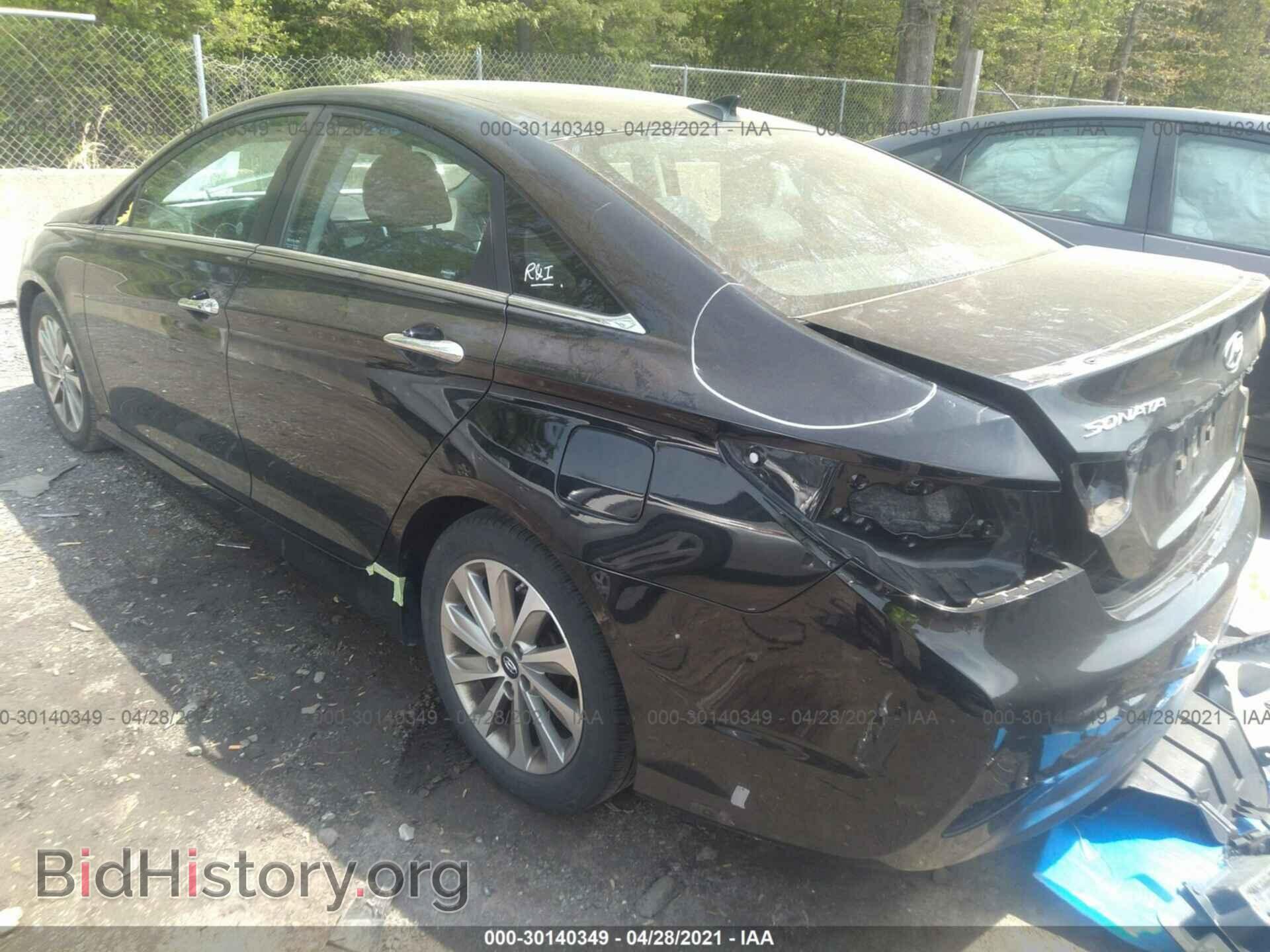 2014 HYUNDAI SONATA - VIN: 5NPEC4AC6EH917841 - Фото 3
