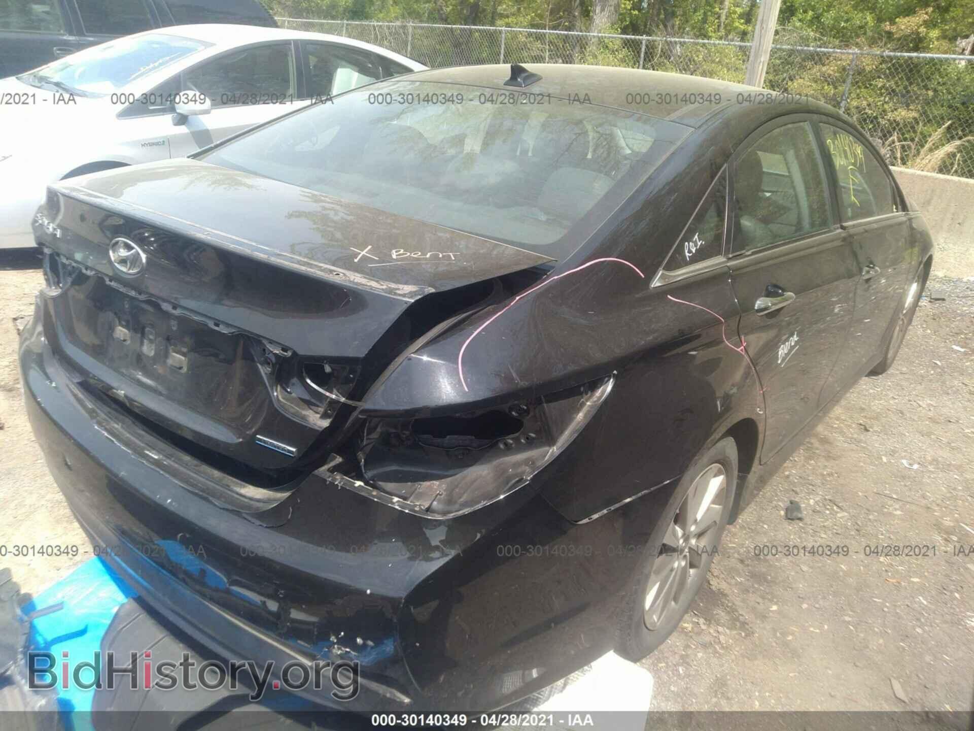 2014 HYUNDAI SONATA - VIN: 5NPEC4AC6EH917841 - Фото 4