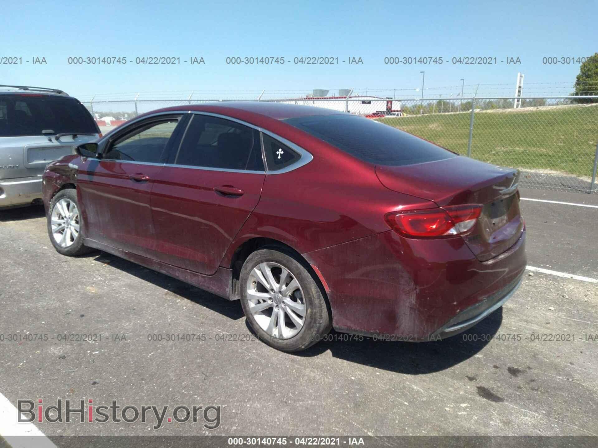 2015 CHRYSLER 200 - VIN: 1C3CCCAB9FN553123 - Photo 3
