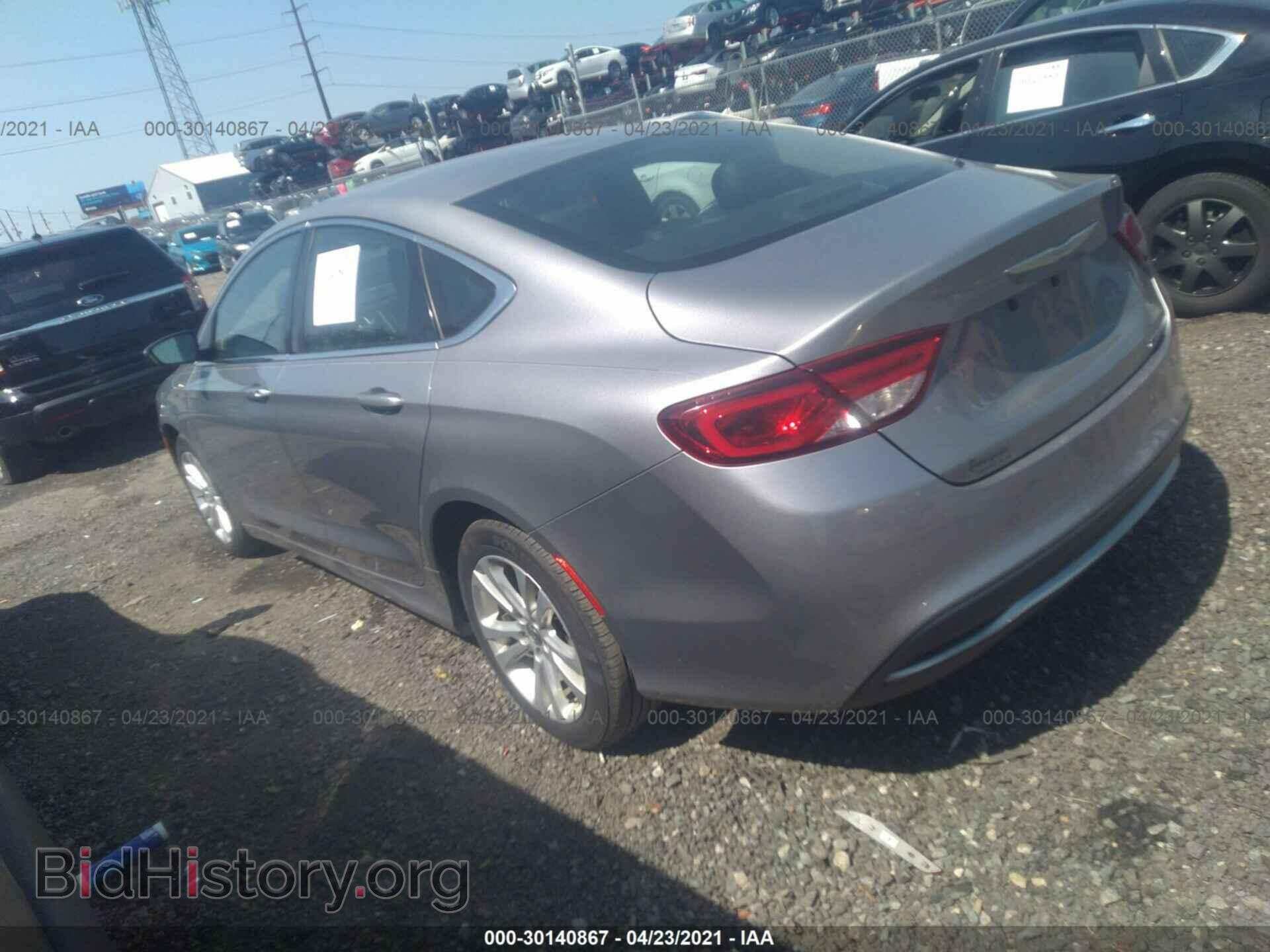 2015 CHRYSLER 200 - VIN: 1C3CCCAB6FN502355 - Фото 3