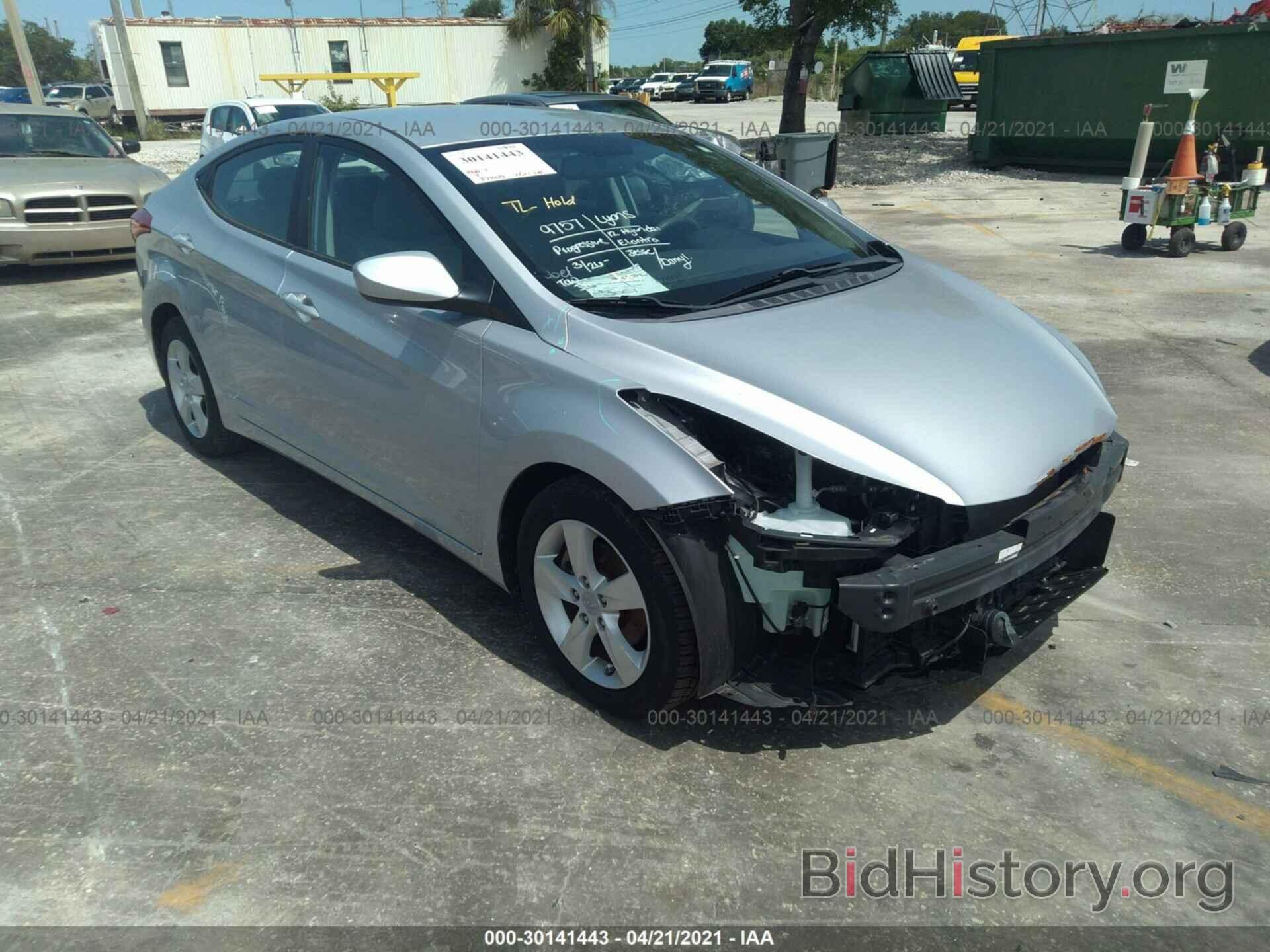 Photo 5NPDH4AE0CH069807 - HYUNDAI ELANTRA 2012