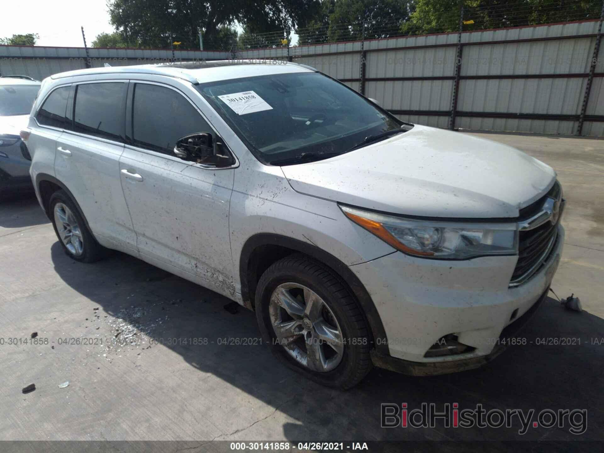 Photo 5TDYKRFH6ES037783 - TOYOTA HIGHLANDER 2014