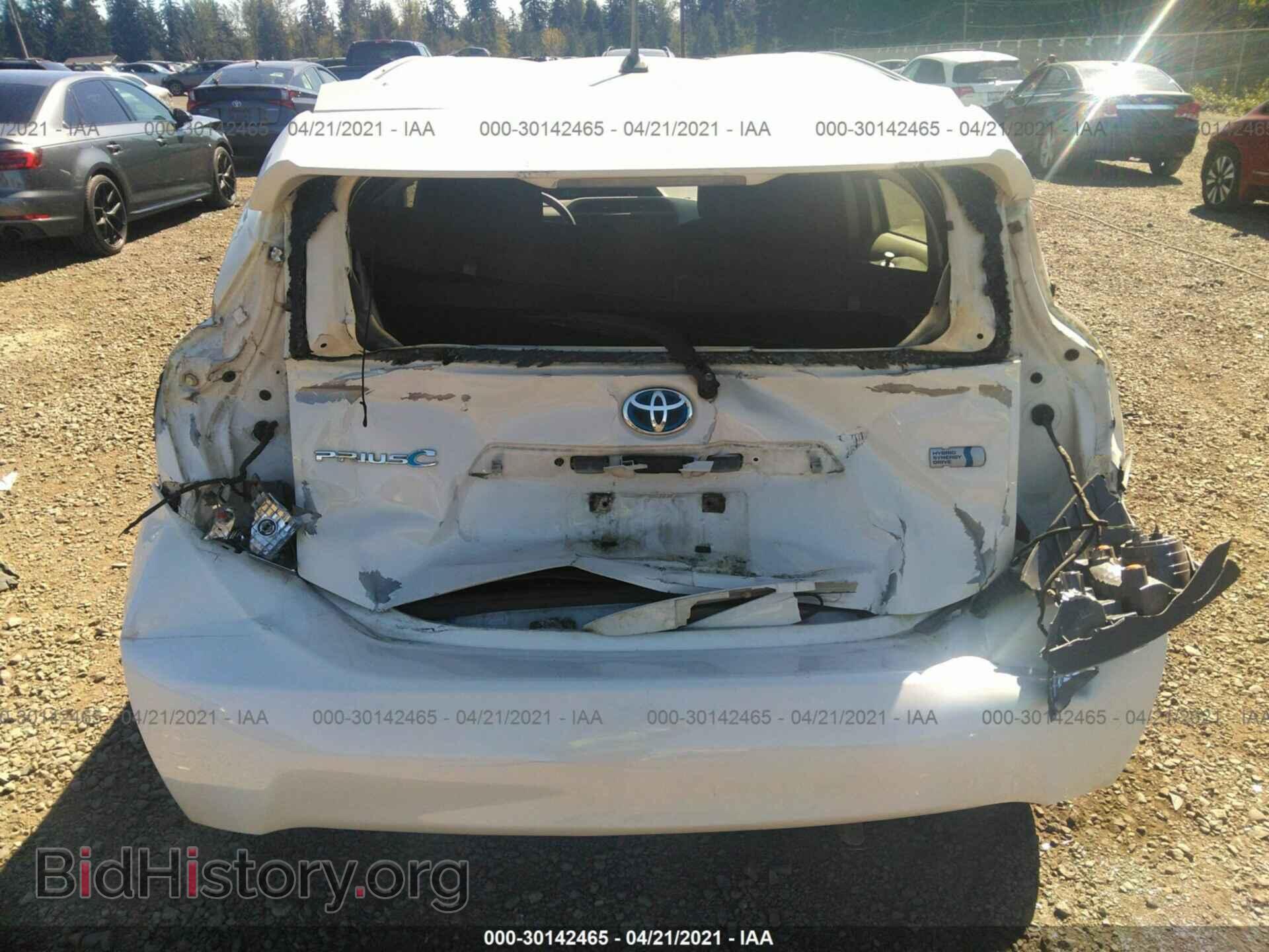 2012 TOYOTA PRIUS C - VIN: JTDKDTB30C1526052 - Фото 6