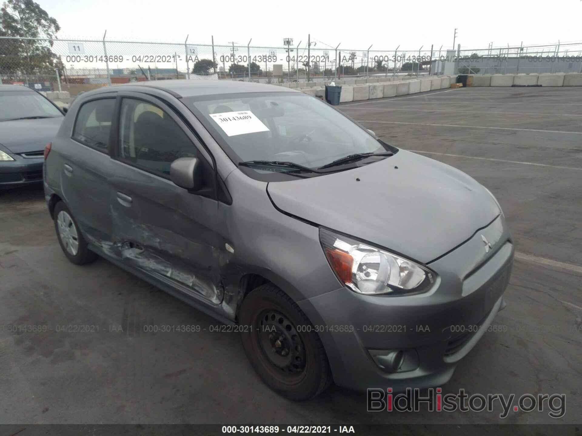 Photo ML32A3HJ9FH043723 - MITSUBISHI MIRAGE 2015