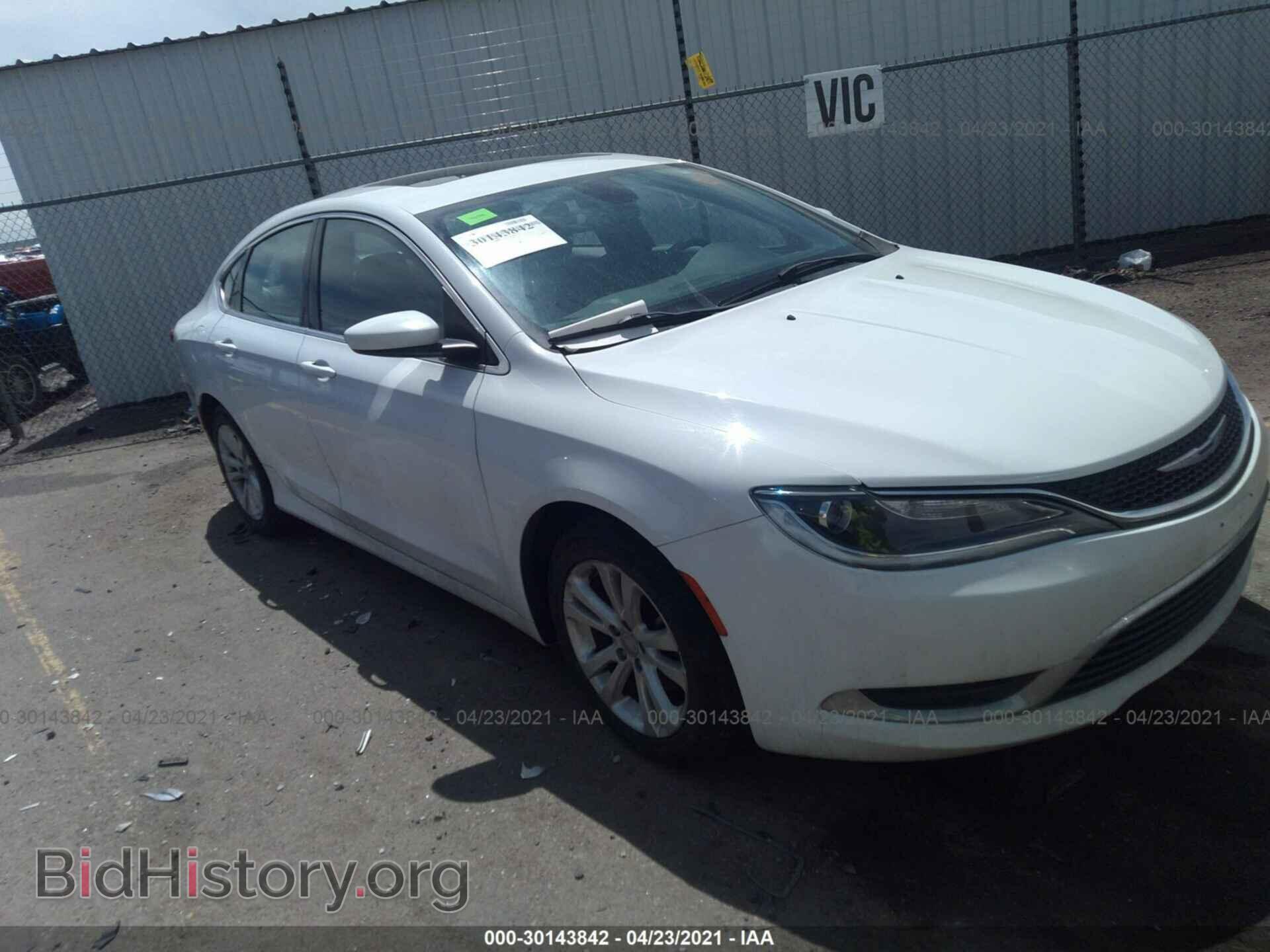 Фотография 1C3CCCAB0FN624709 - CHRYSLER 200 2015