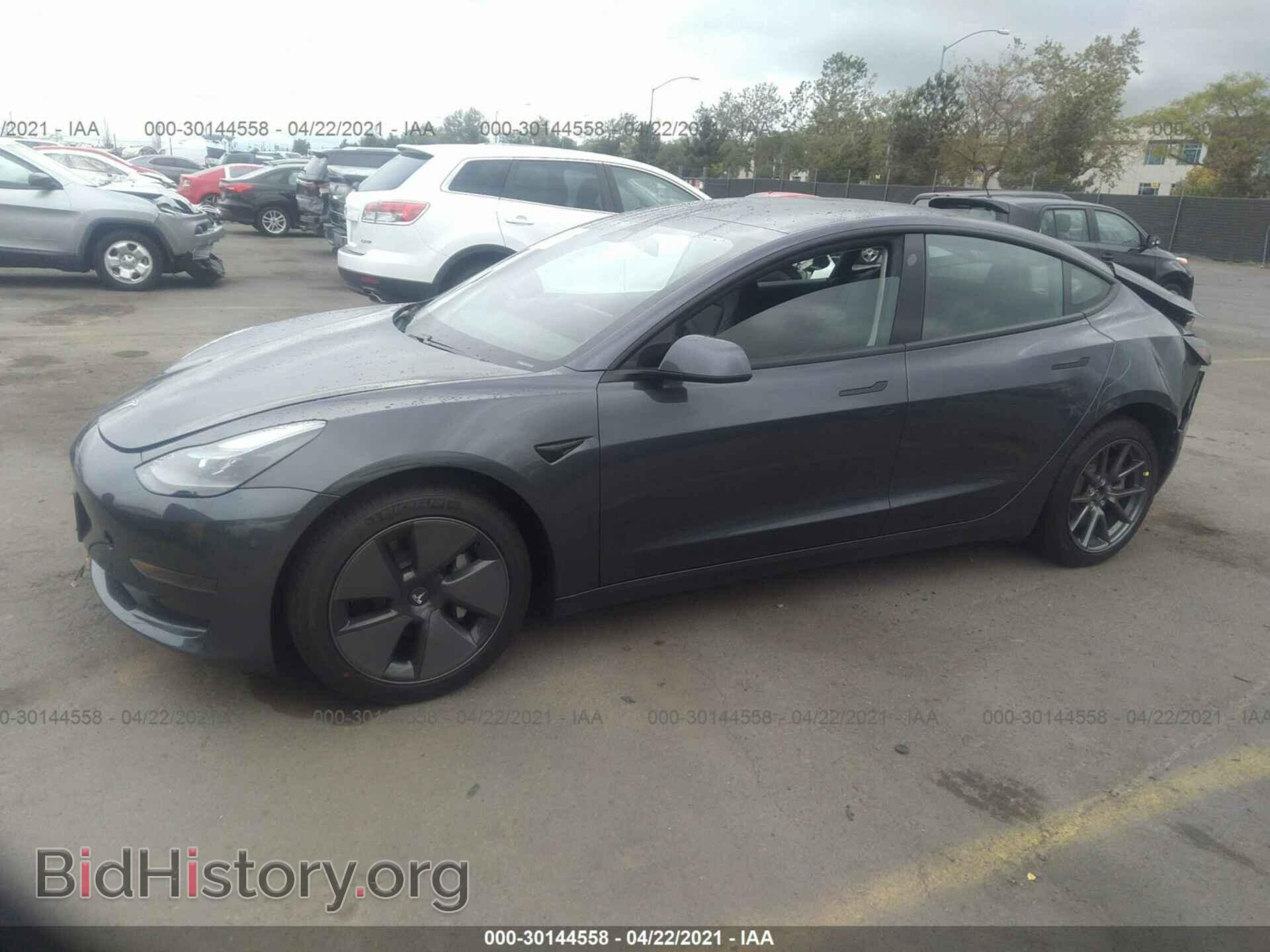 2021 TESLA MODEL 3 - VIN: 5YJ3E1EA3MF930181 - Фото 2