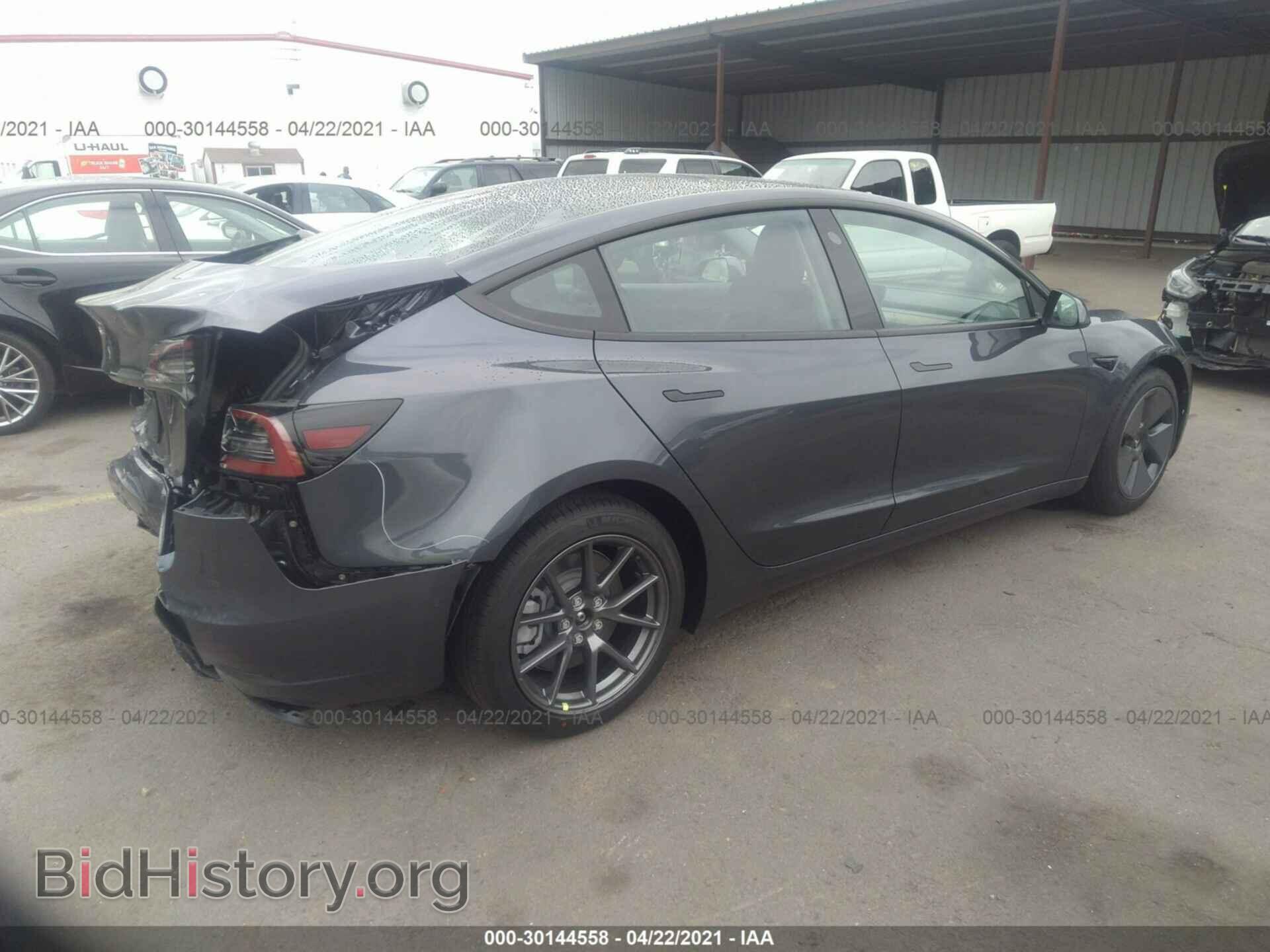 2021 TESLA MODEL 3 - VIN: 5YJ3E1EA3MF930181 - Фото 4