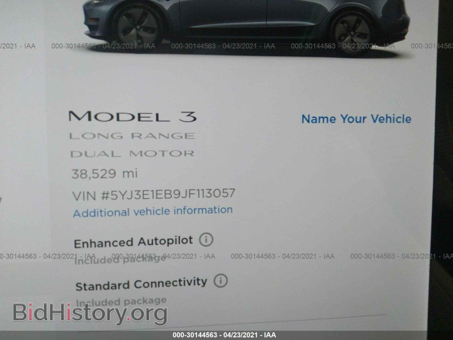 2018 TESLA MODEL 3 - VIN: 5YJ3E1EB9JF113057 - Photo 7