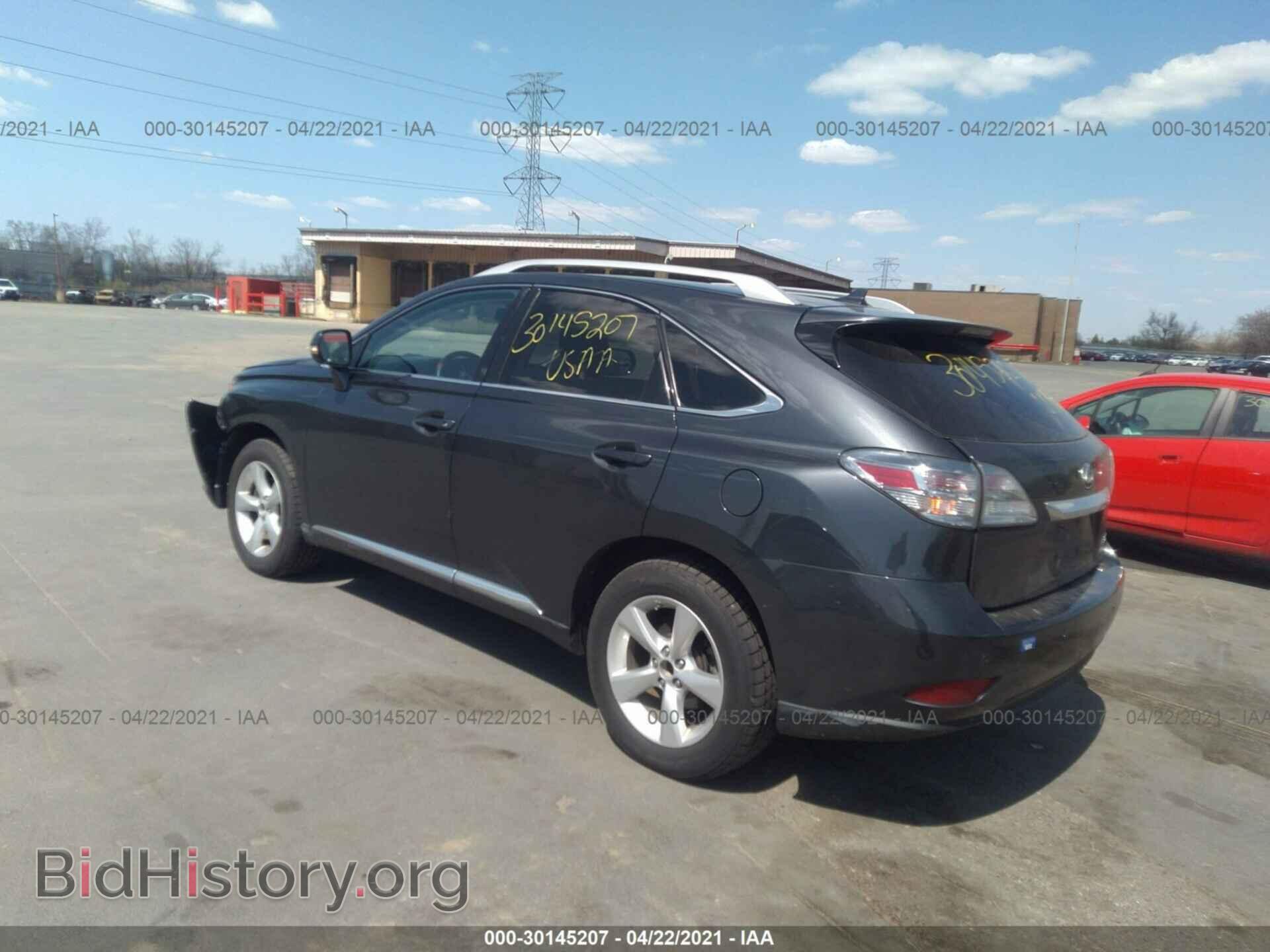 2011 LEXUS RX 350 - VIN: 2T2BK1BA6BC109758 - Фото 3