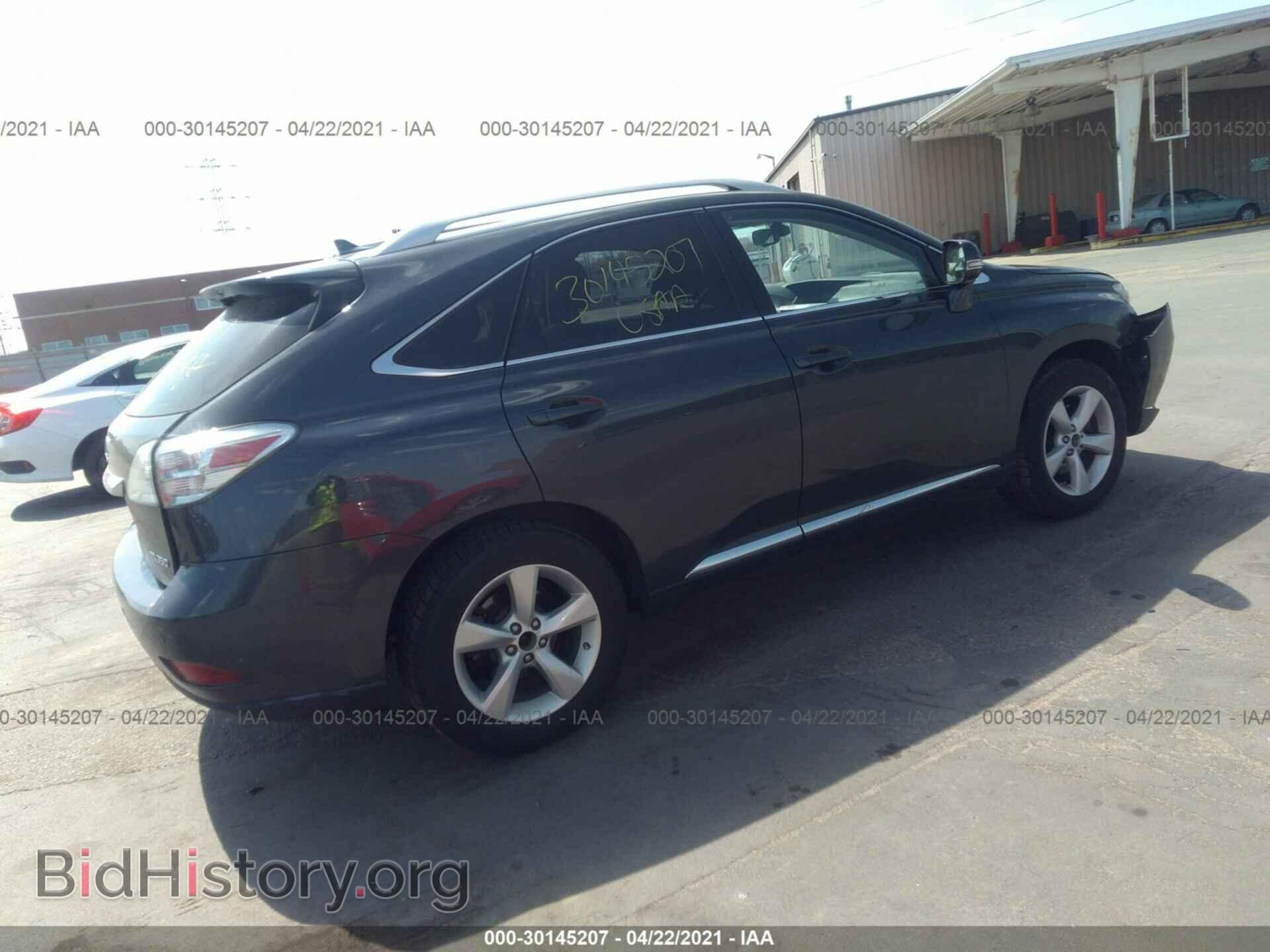 2011 LEXUS RX 350 - VIN: 2T2BK1BA6BC109758 - Фото 4