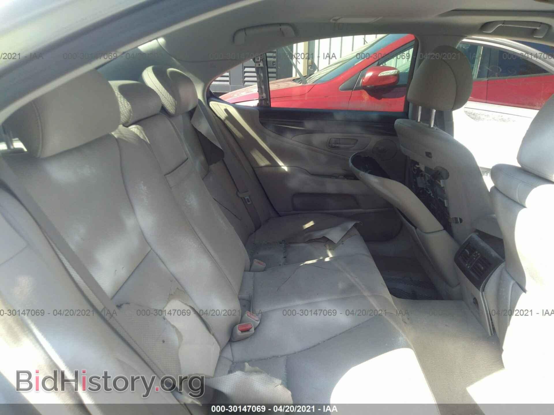 2008 LEXUS LS 460 - VIN: JTHBL46F585069606 - Фото 8