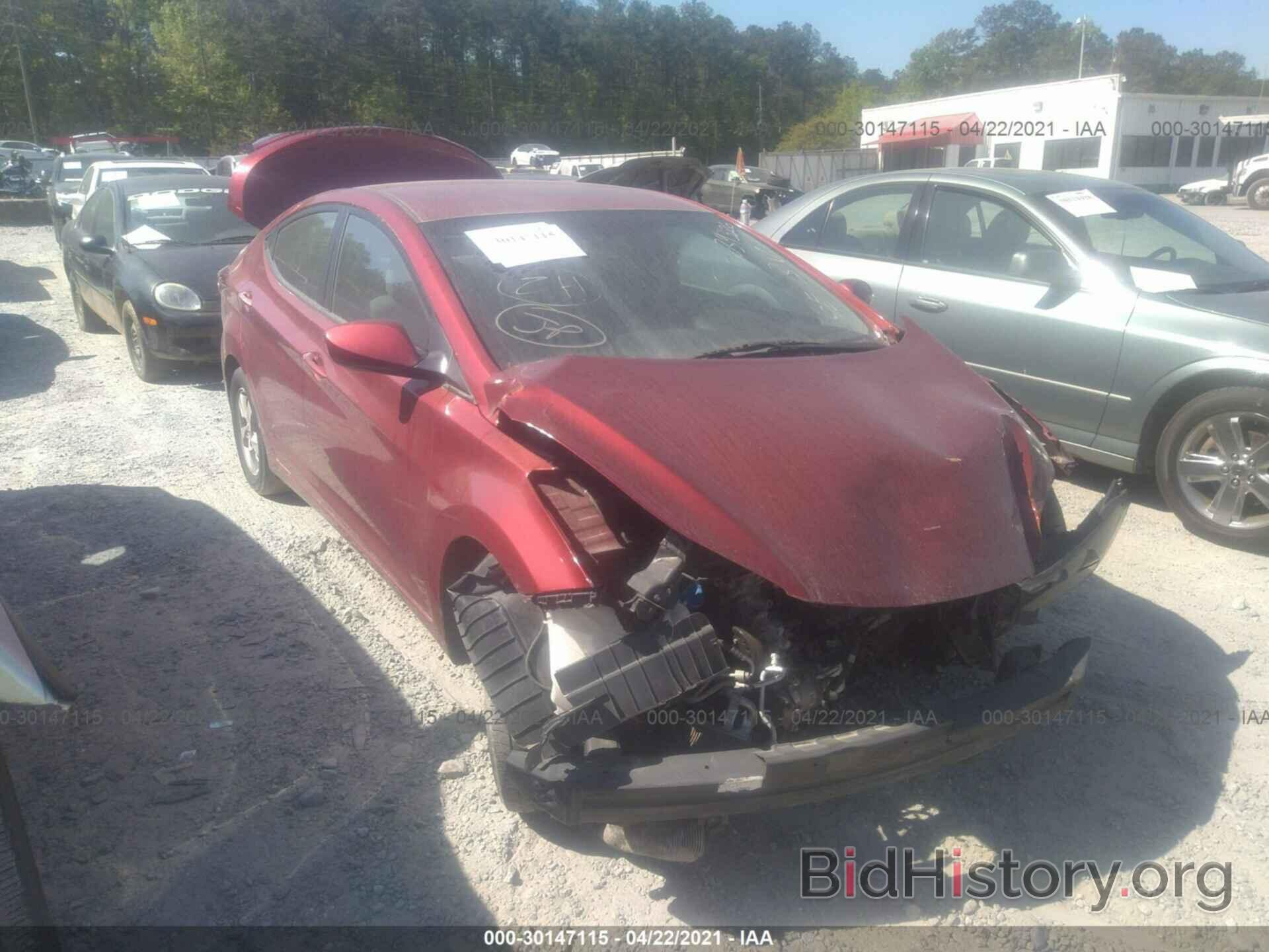 Photo 5NPDH4AE2FH639326 - HYUNDAI ELANTRA 2015