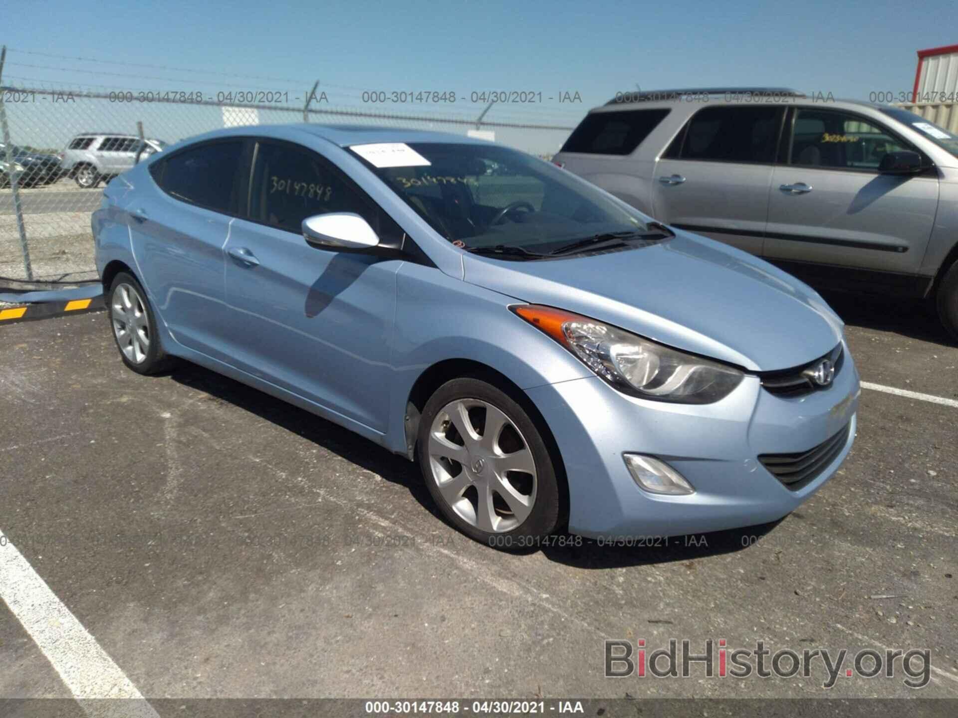 Photo KMHDH4AE4CU394350 - HYUNDAI ELANTRA 2012