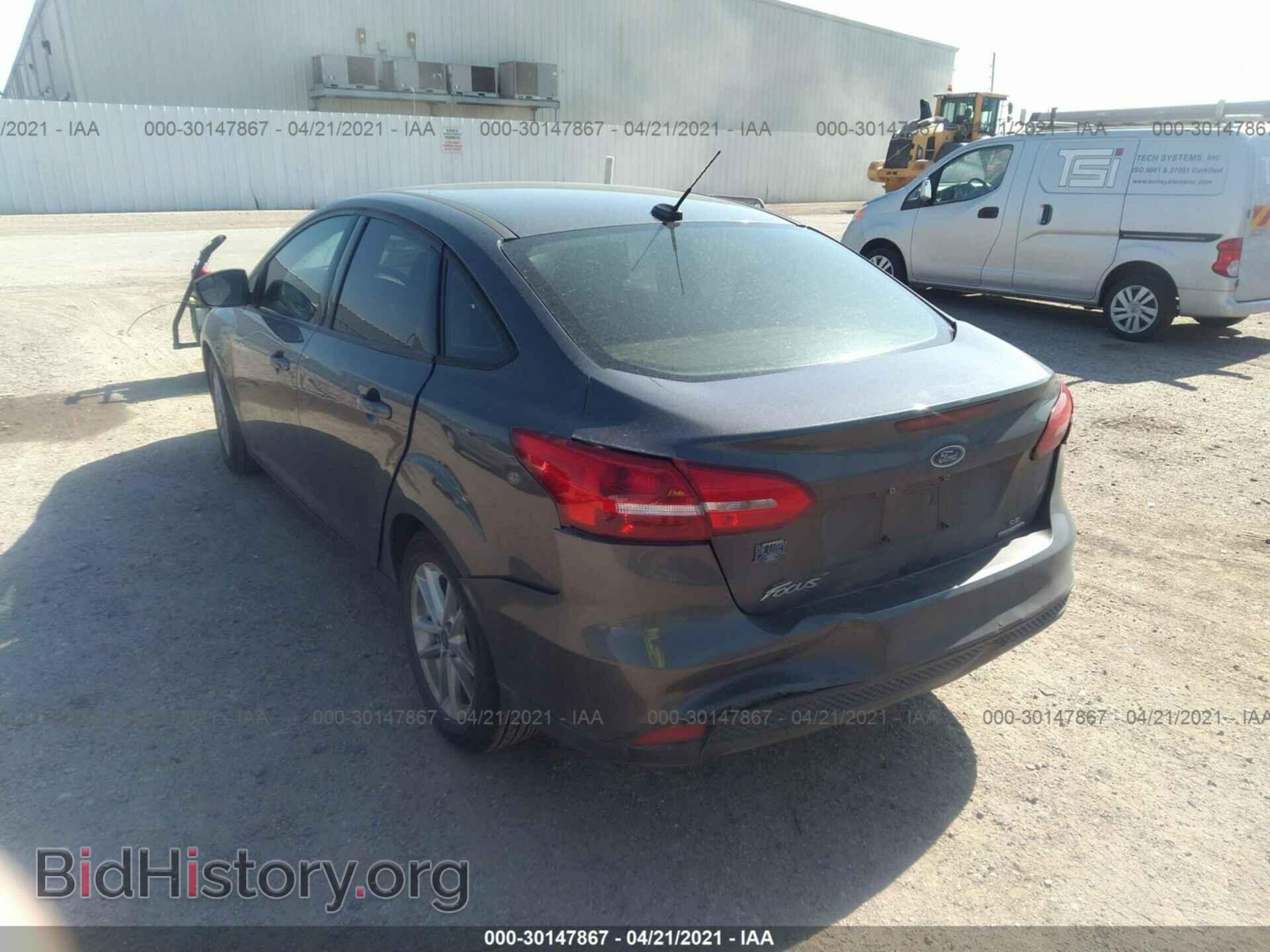 2016 FORD FOCUS - VIN: 1FADP3F28GL360011 - Фото 3