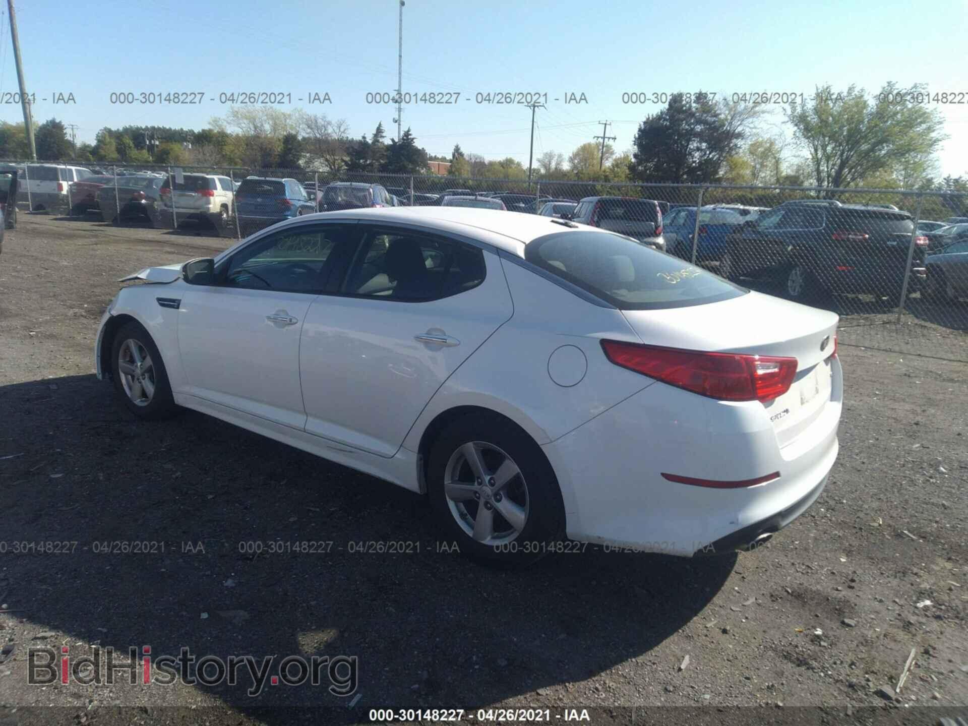 2015 KIA OPTIMA - VIN: 5XXGM4A75FG416347 - Фото 3