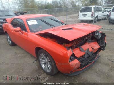 2019 Dodge CHALLENGER SXT, orange — VIN 2C3CDZAG0KH687808, IAAI