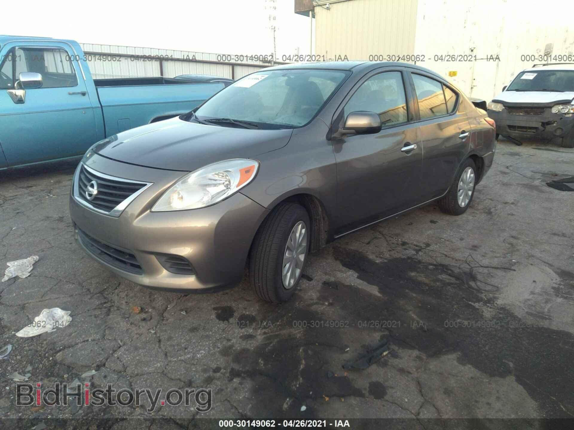 2012 NISSAN VERSA - VIN: 3N1CN7AP1CL854914 - Фото 2