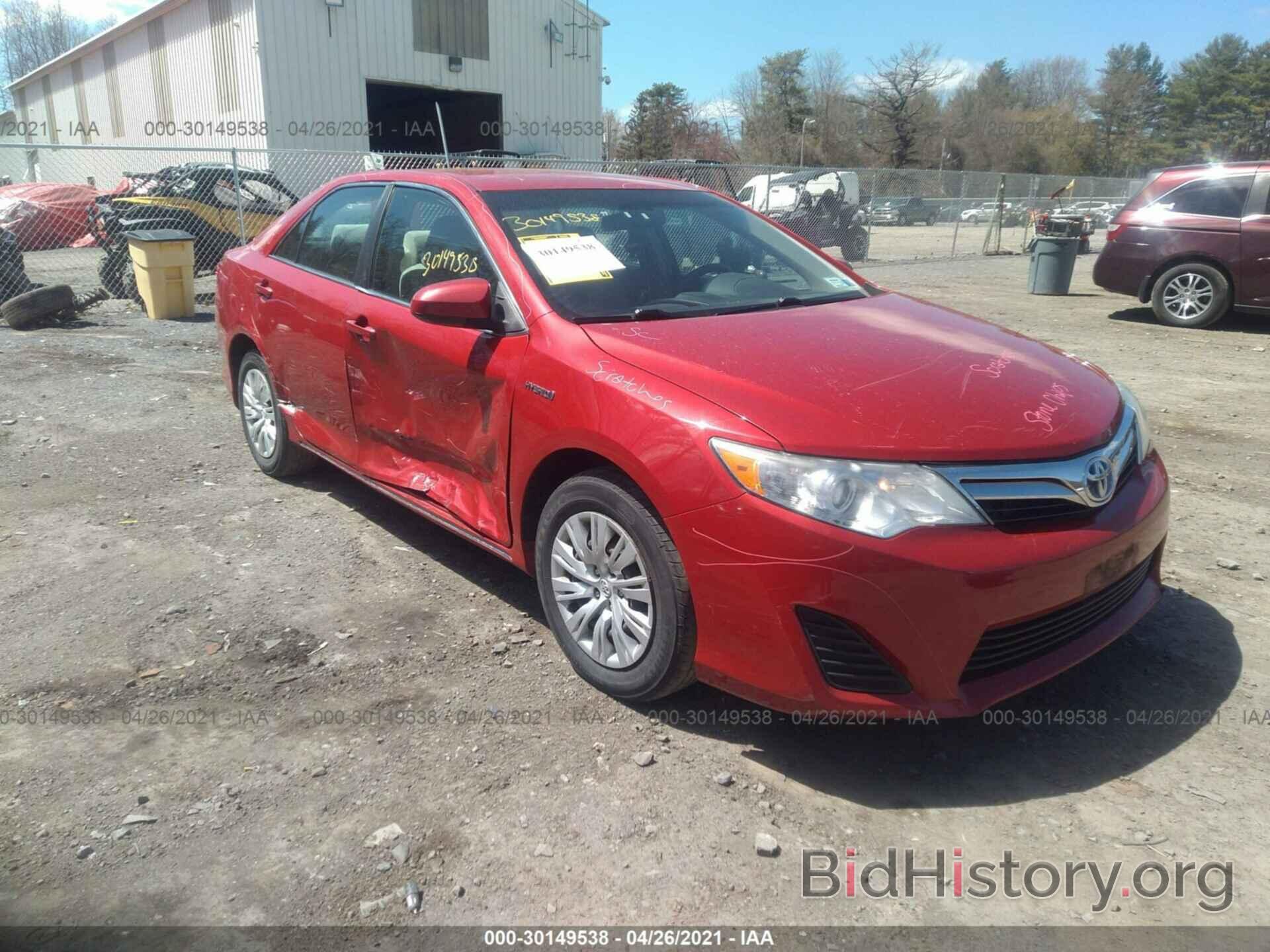 Photo 4T1BD1FK0CU014954 - TOYOTA CAMRY HYBRID 2012