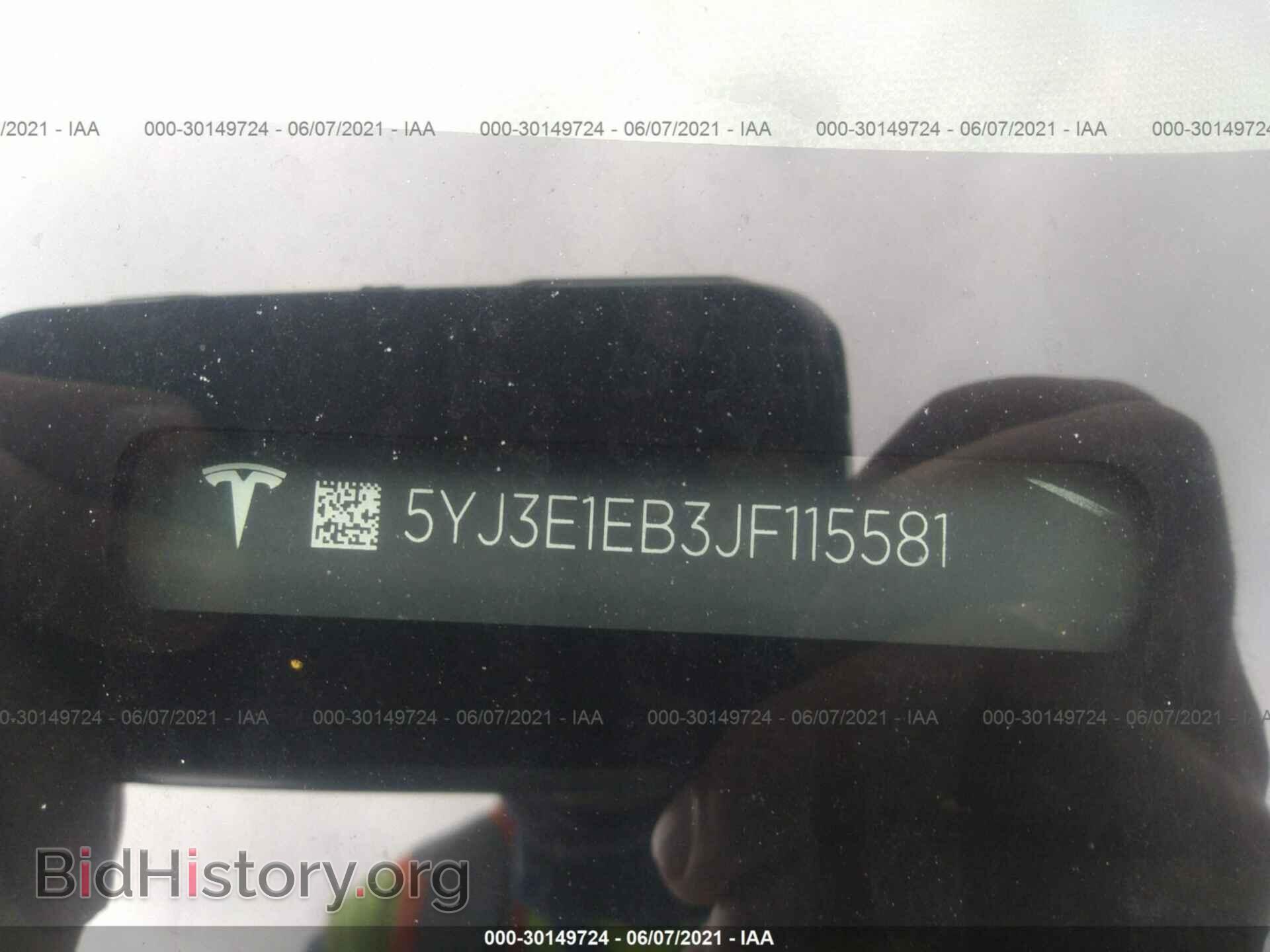 2018 TESLA MODEL 3 - VIN: 5YJ3E1EB3JF115581 - Photo 9
