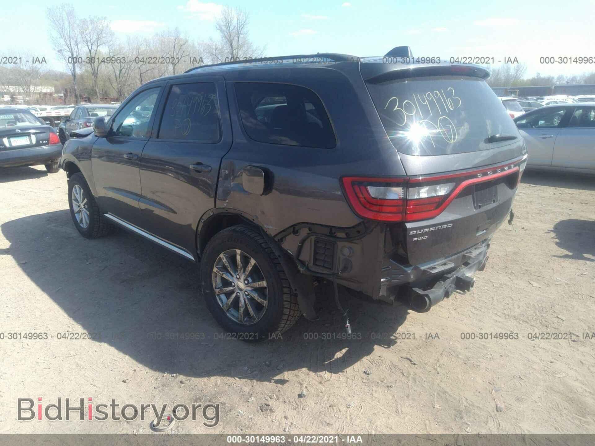 2016 DODGE DURANGO - VIN: 1C4RDJAGXGC315863 - Photo 3