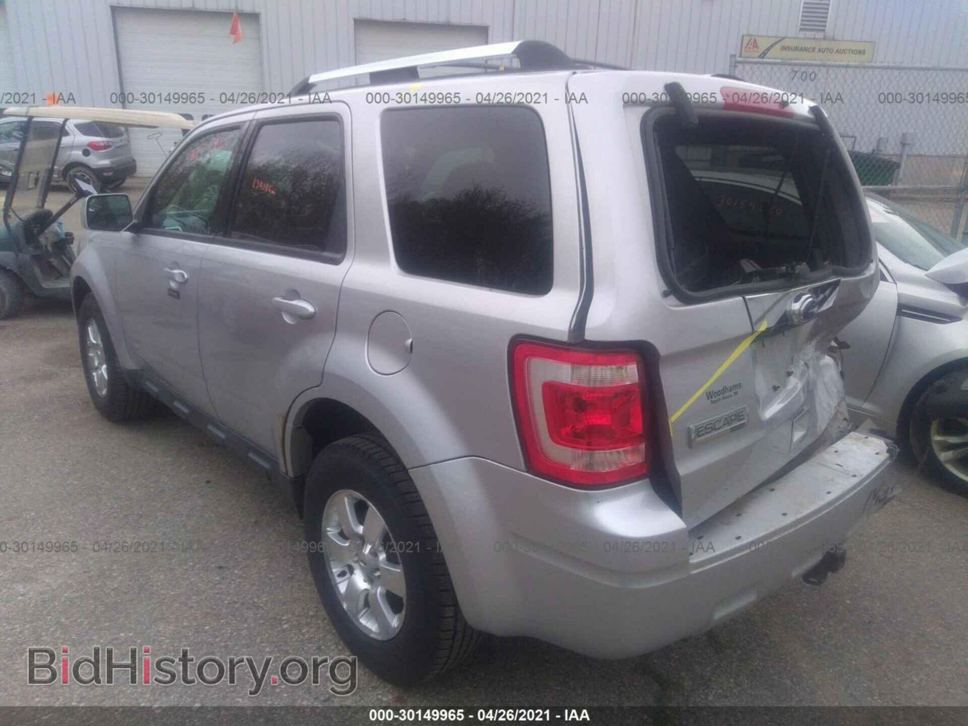 2011 FORD ESCAPE - VIN: 1FMCU9EG9BKB96244 - Фото 3