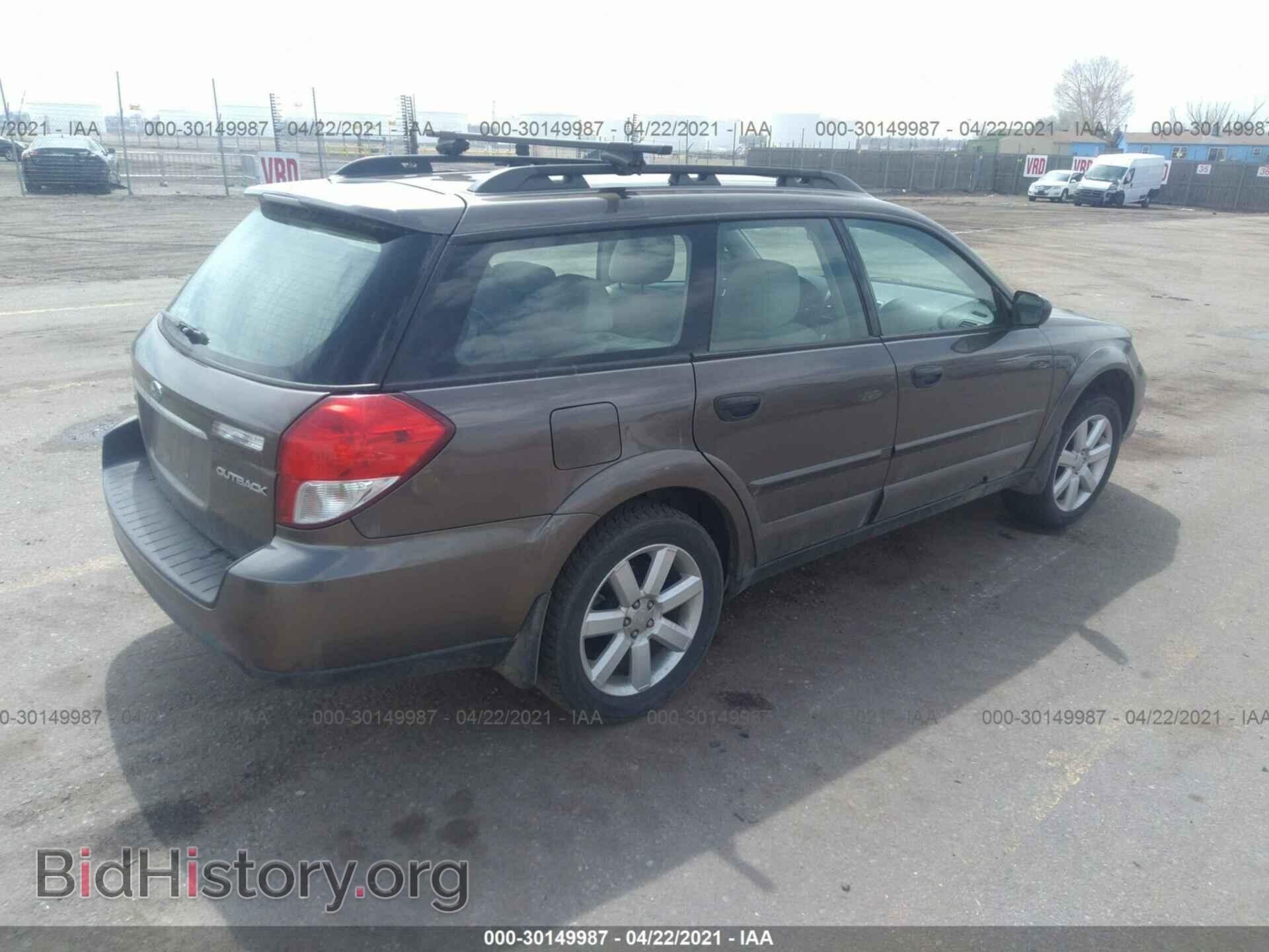 2009 SUBARU OUTBACK - VIN: 4S4BP61C596328391 - Фото 4