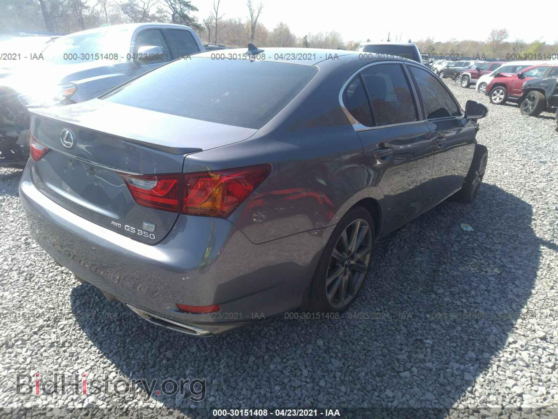 2013 LEXUS GS 350 - VIN: JTHCE1BL6D5000877 - Фото 4