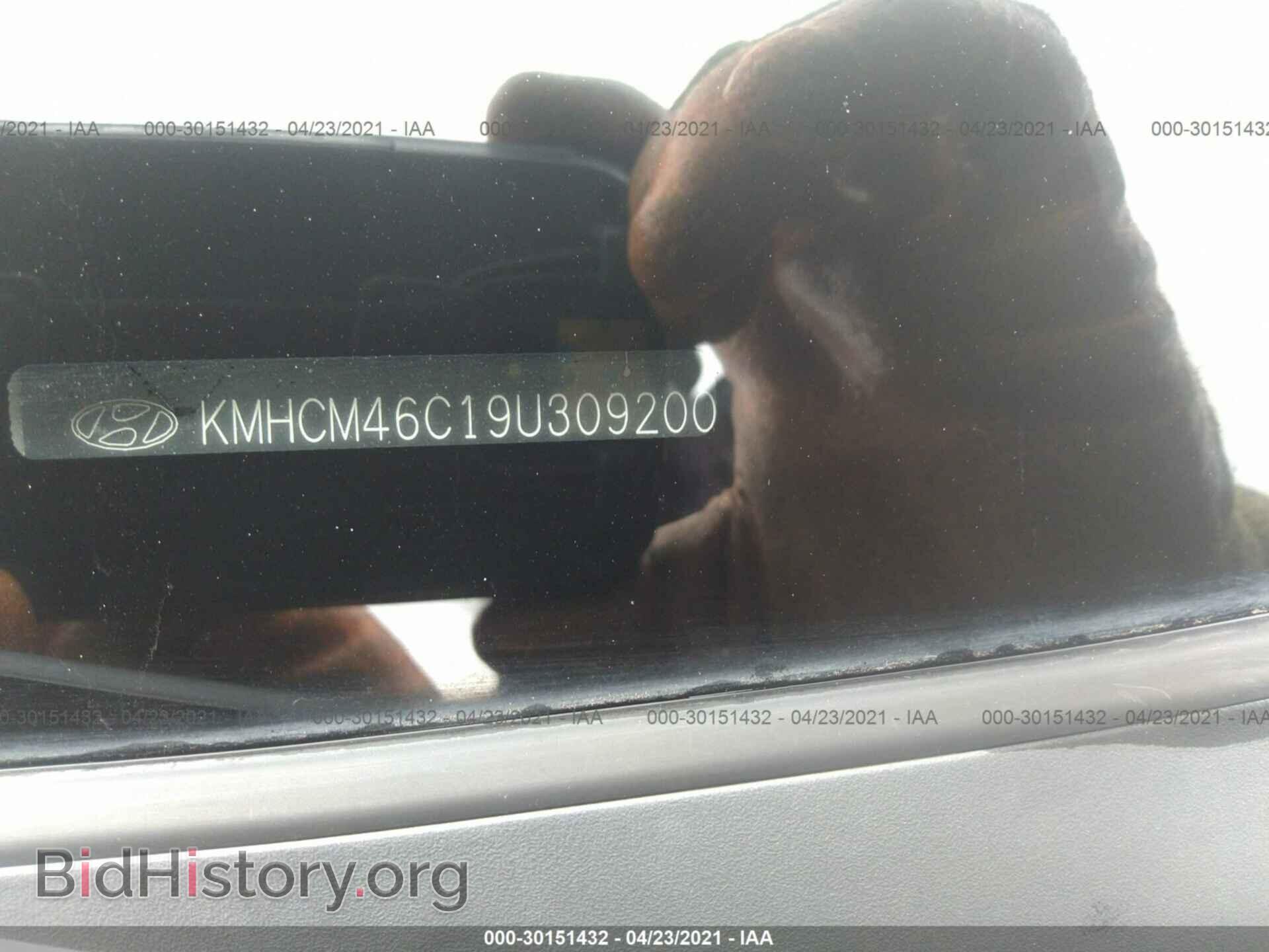 2009 HYUNDAI ACCENT - VIN: KMHCM46C19U309200 - Фото 9