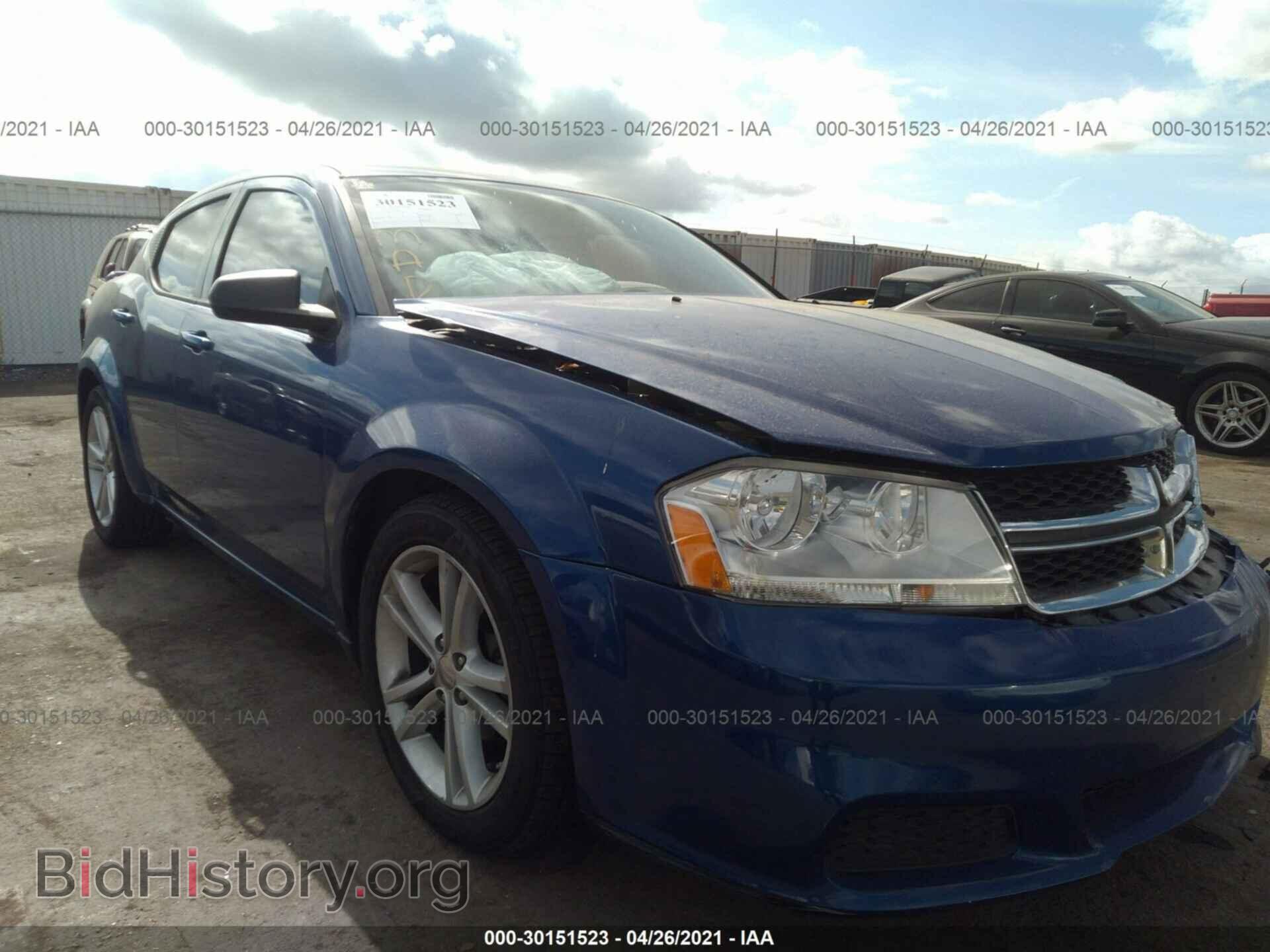 Photo 1C3CDZAG9CN255002 - DODGE AVENGER 2012