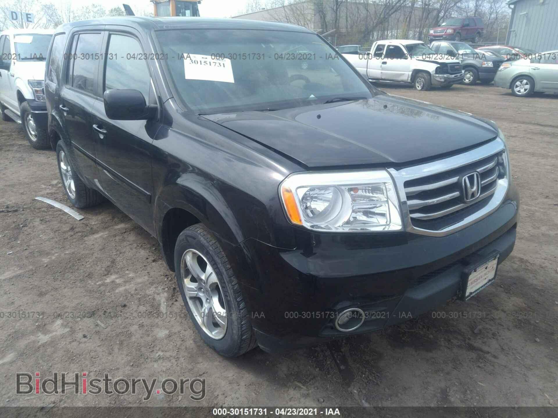 Фотография 5FNYF4H72CB072334 - HONDA PILOT 2012