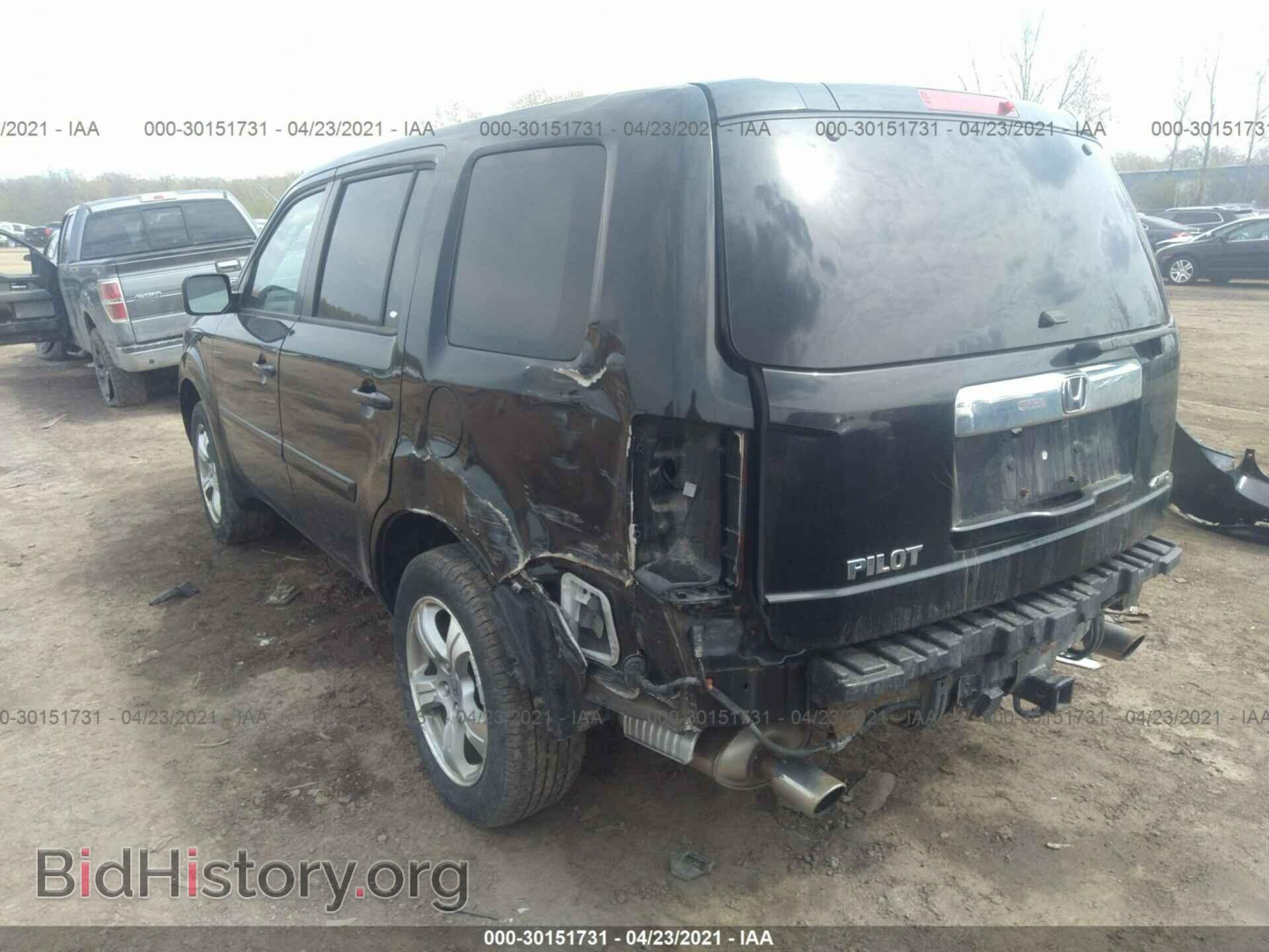 2012 HONDA PILOT - VIN: 5FNYF4H72CB072334 - Фото 3