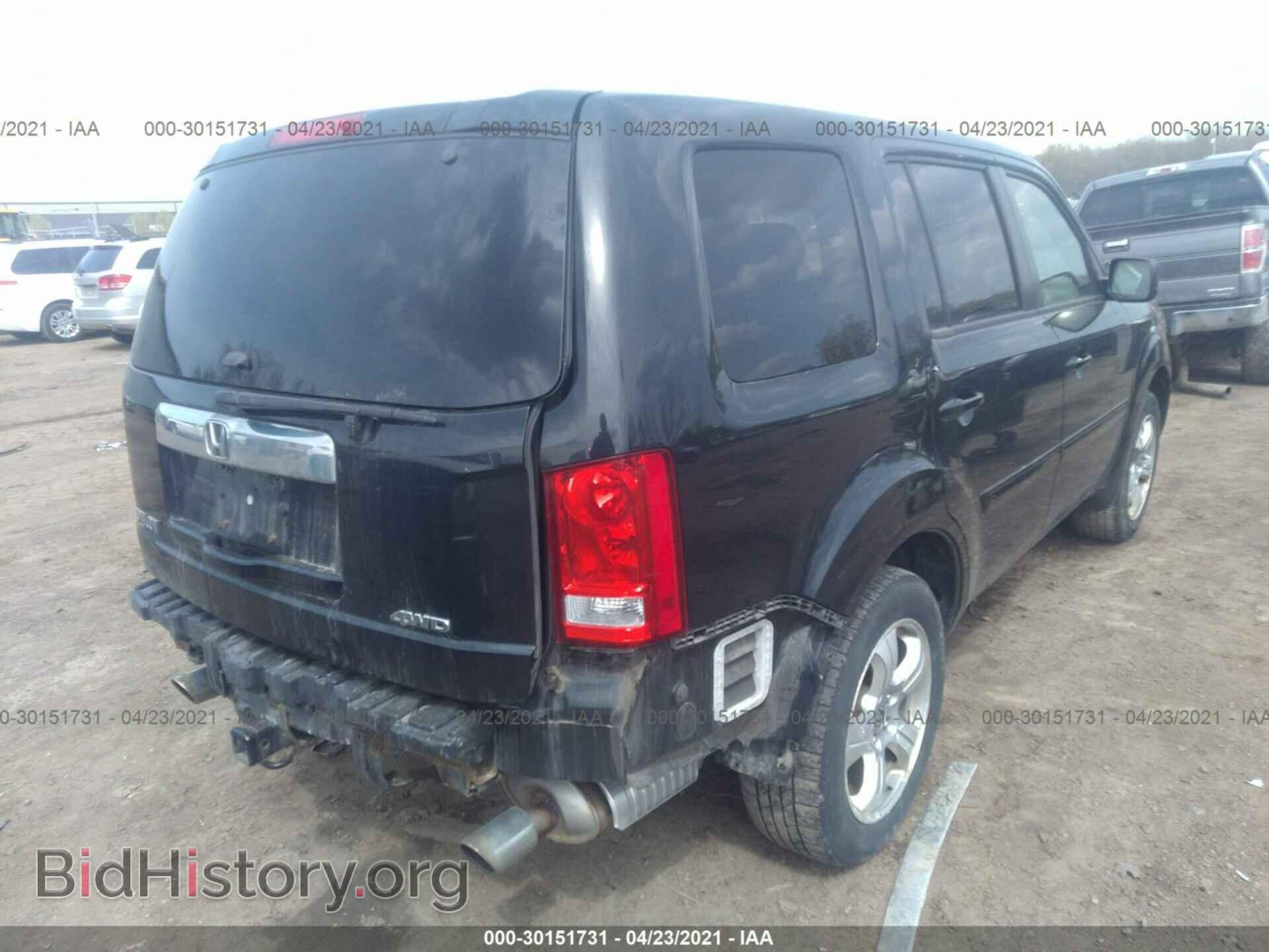2012 HONDA PILOT - VIN: 5FNYF4H72CB072334 - Фото 4