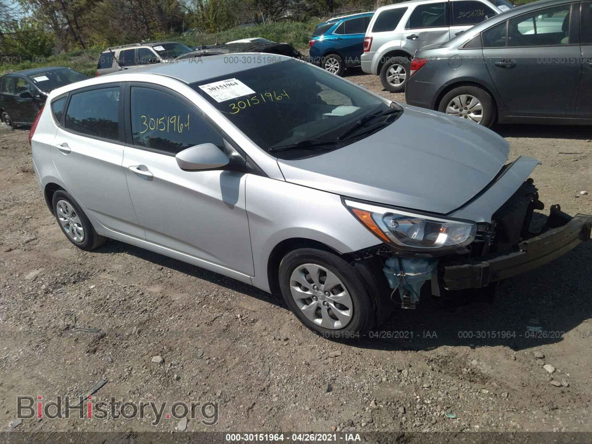 Фотография KMHCT5AEXGU263445 - HYUNDAI ACCENT 2016