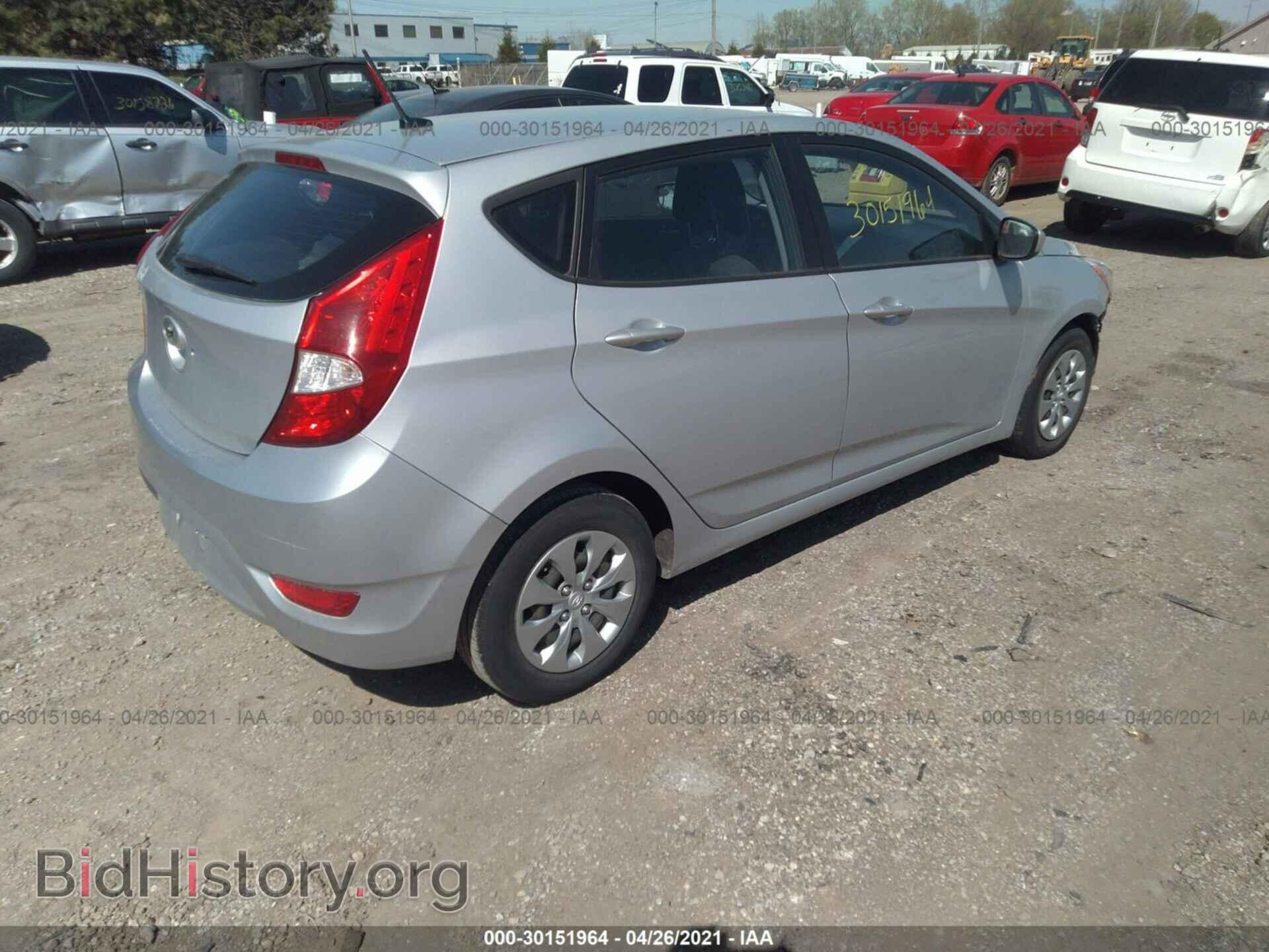 2016 HYUNDAI ACCENT - VIN: KMHCT5AEXGU263445 - Фото 4