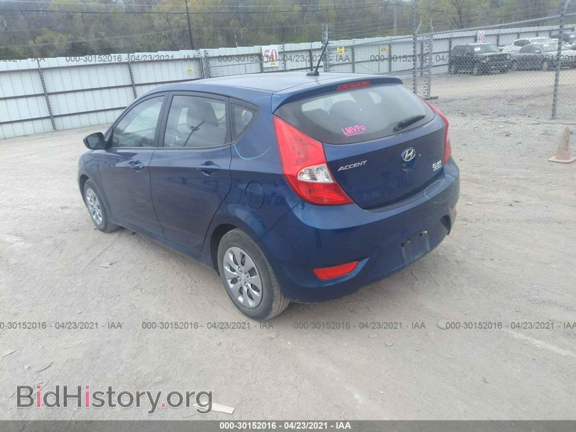 2017 HYUNDAI ACCENT - VIN: KMHCT5AEXHU325511 - Фото 3