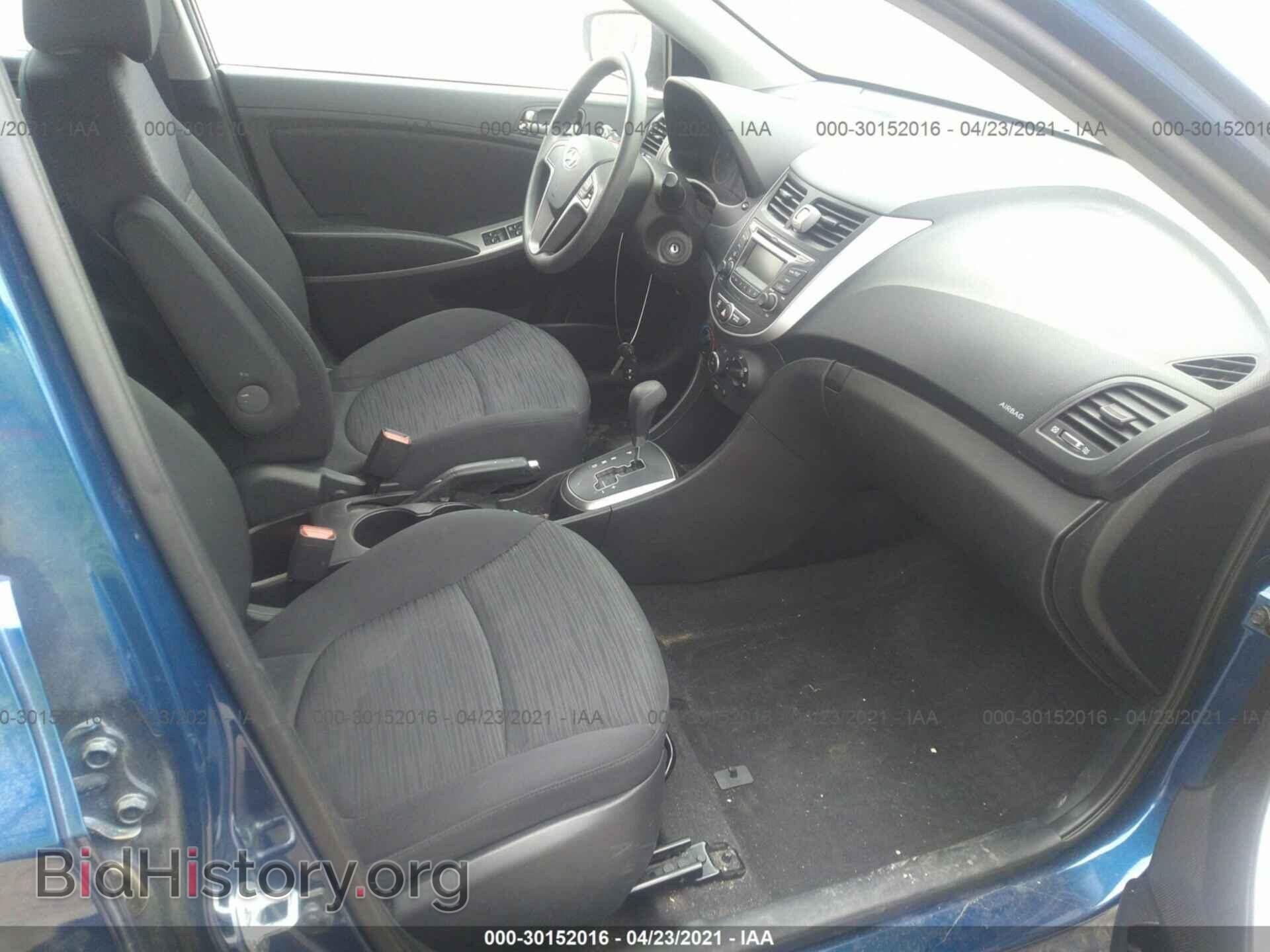 2017 HYUNDAI ACCENT - VIN: KMHCT5AEXHU325511 - Фото 5