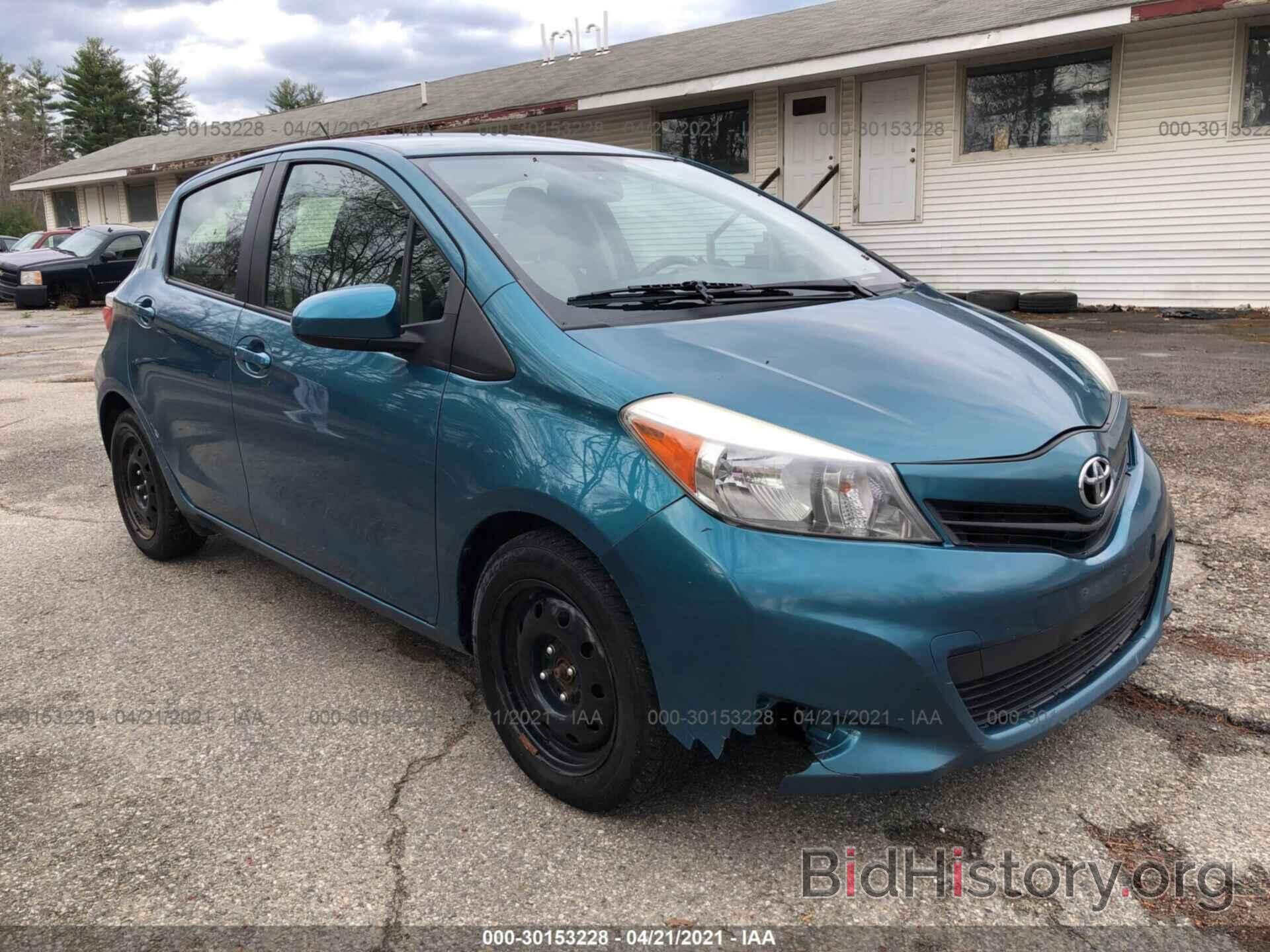 Photo JTDKTUD33CD504101 - TOYOTA YARIS 2012