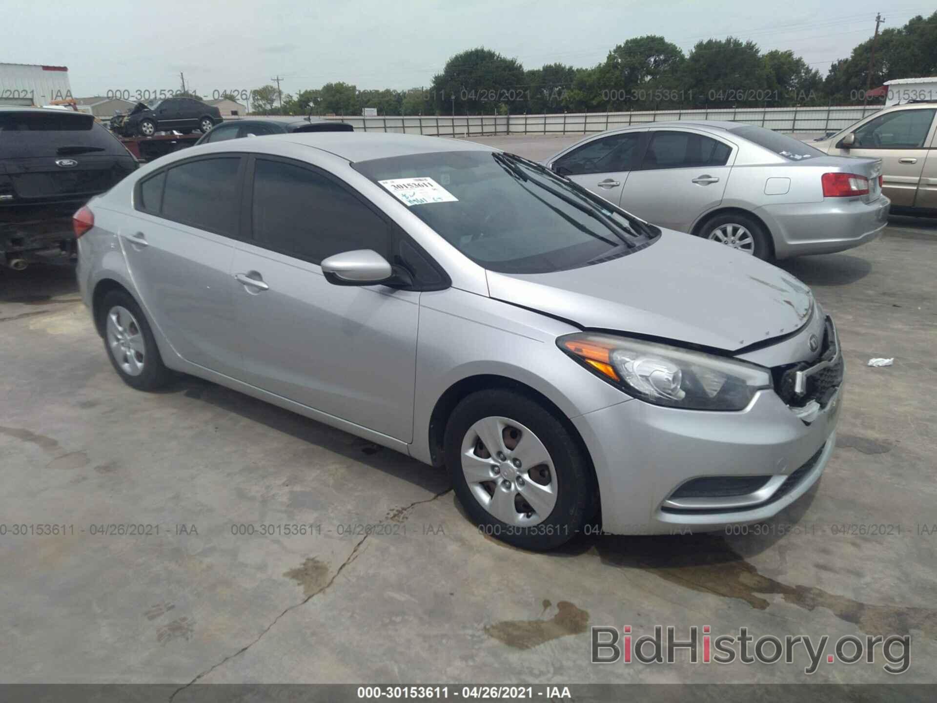 Photo KNAFK4A67E5245920 - KIA FORTE 2014