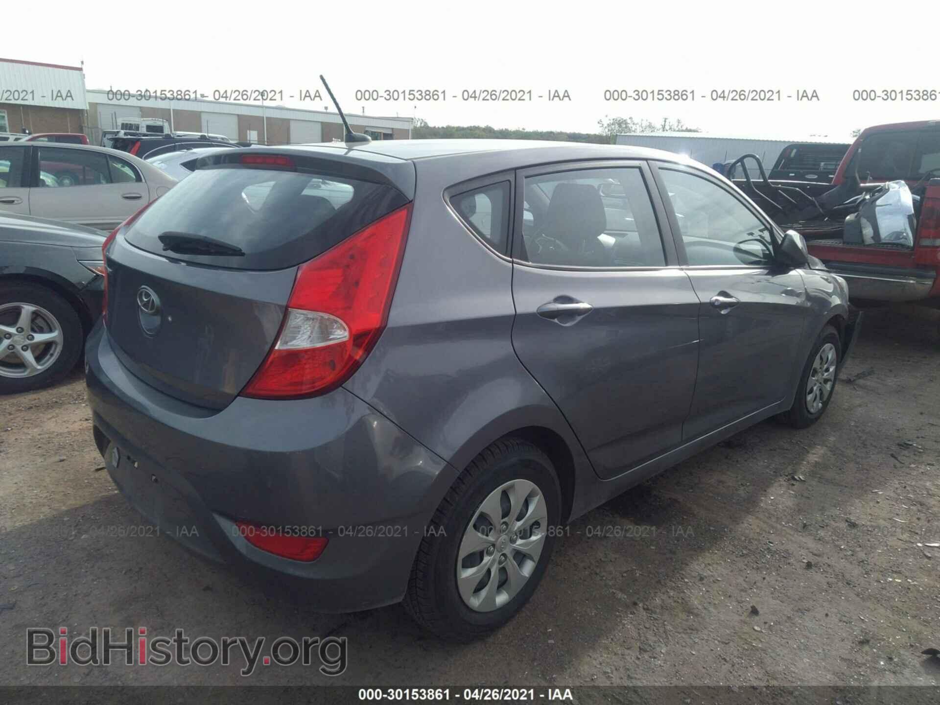 2015 HYUNDAI ACCENT - VIN: KMHCT5AE6FU213849 - Фото 4