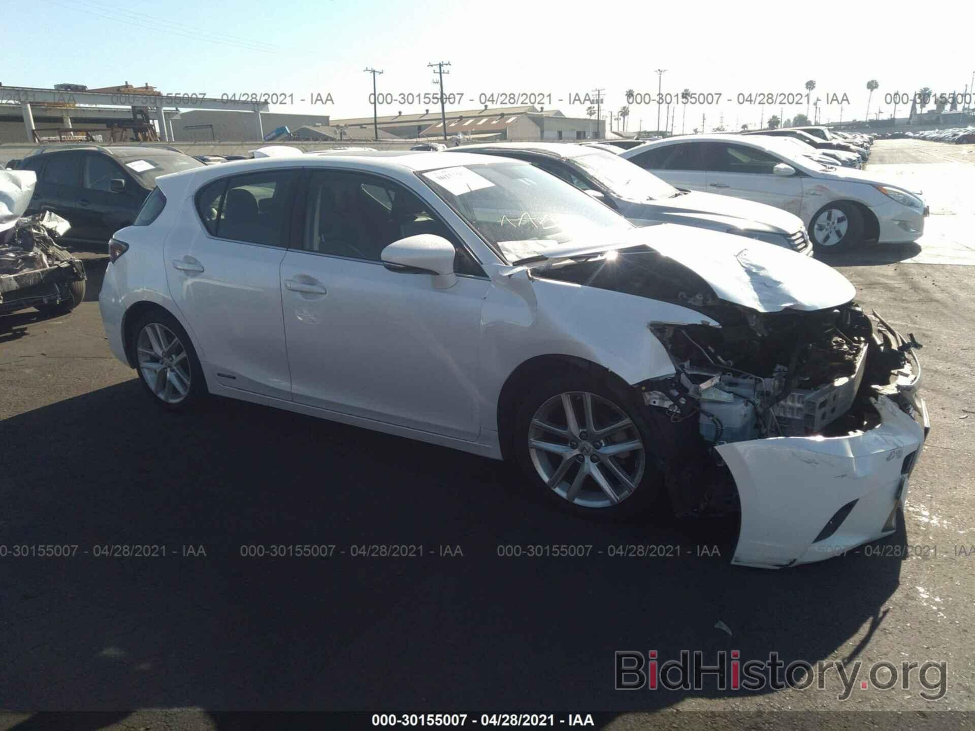 Photo JTHKD5BHXF2214583 - LEXUS CT 200H 2015