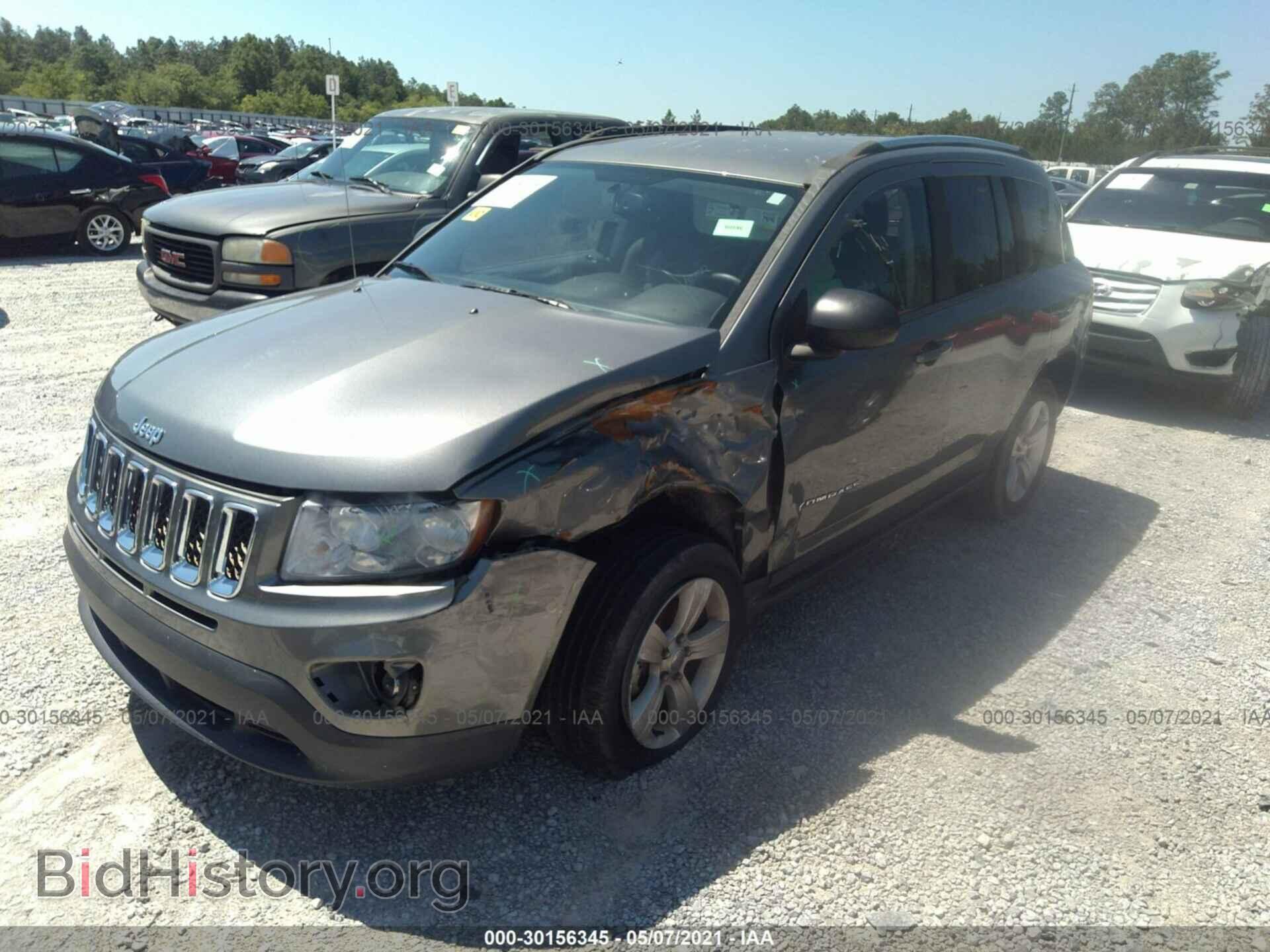 2013 JEEP COMPASS - VIN: 1C4NJCBB3DD250785 - Фото 2