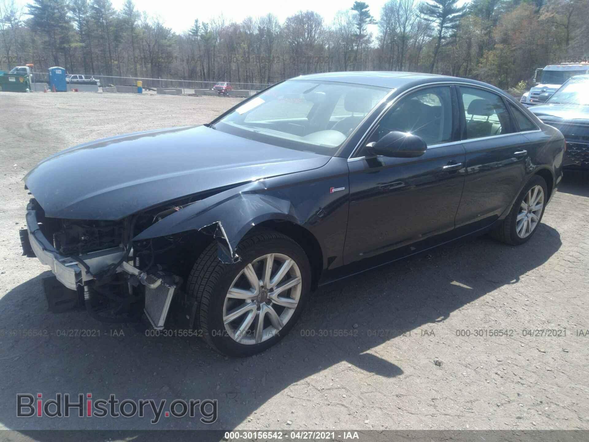 2013 AUDI A6 - VIN: WAUGGAFC7DN146483 - Фото 2