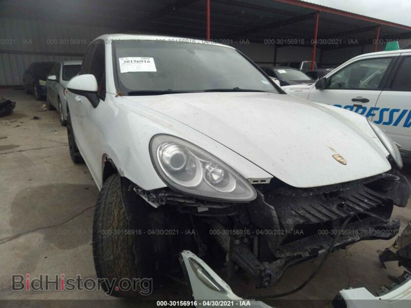 2014 Porsche CAYENNE (VIN WP1AA2A27ELA09313) — фото 1 из 12, IAAI, повреждение: передняя часть