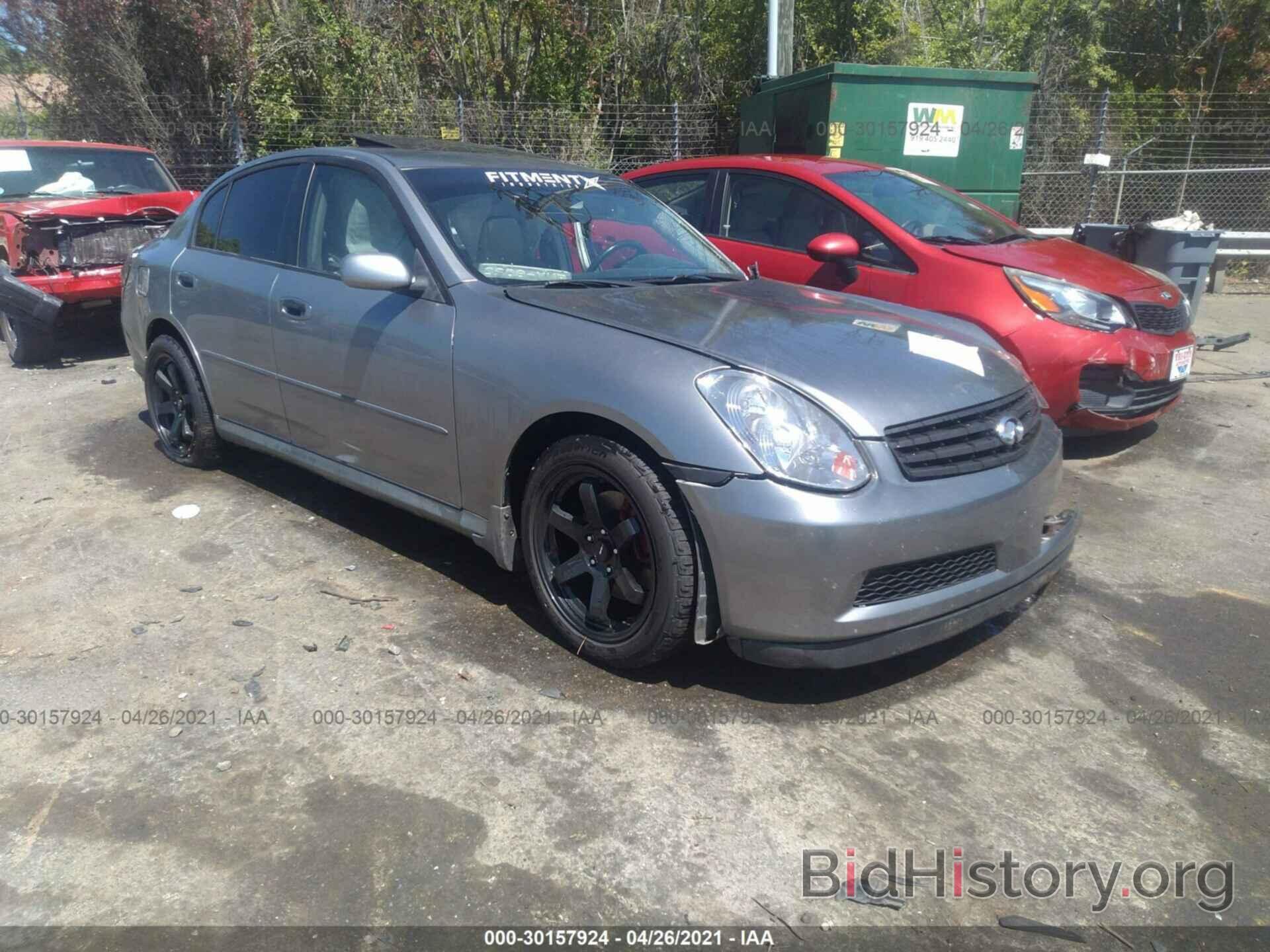 Photo JNKCV51E56M516716 - INFINITI G35 SEDAN 2006